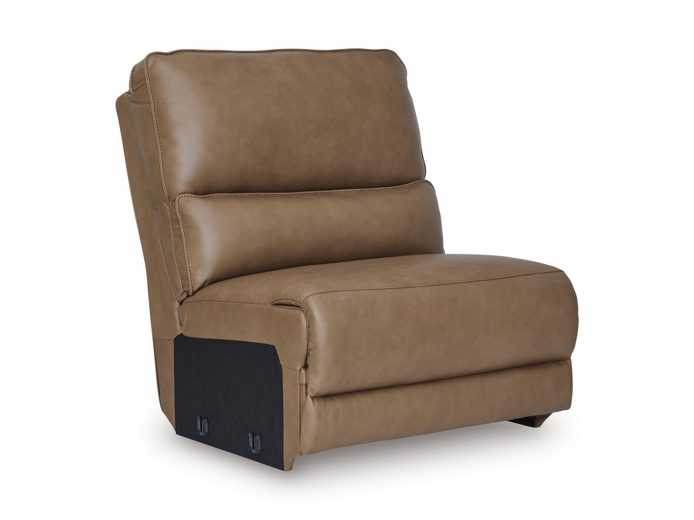 DeepWakes L-Shaped Leather/PVC 5-Piece Power Reclining Sectional