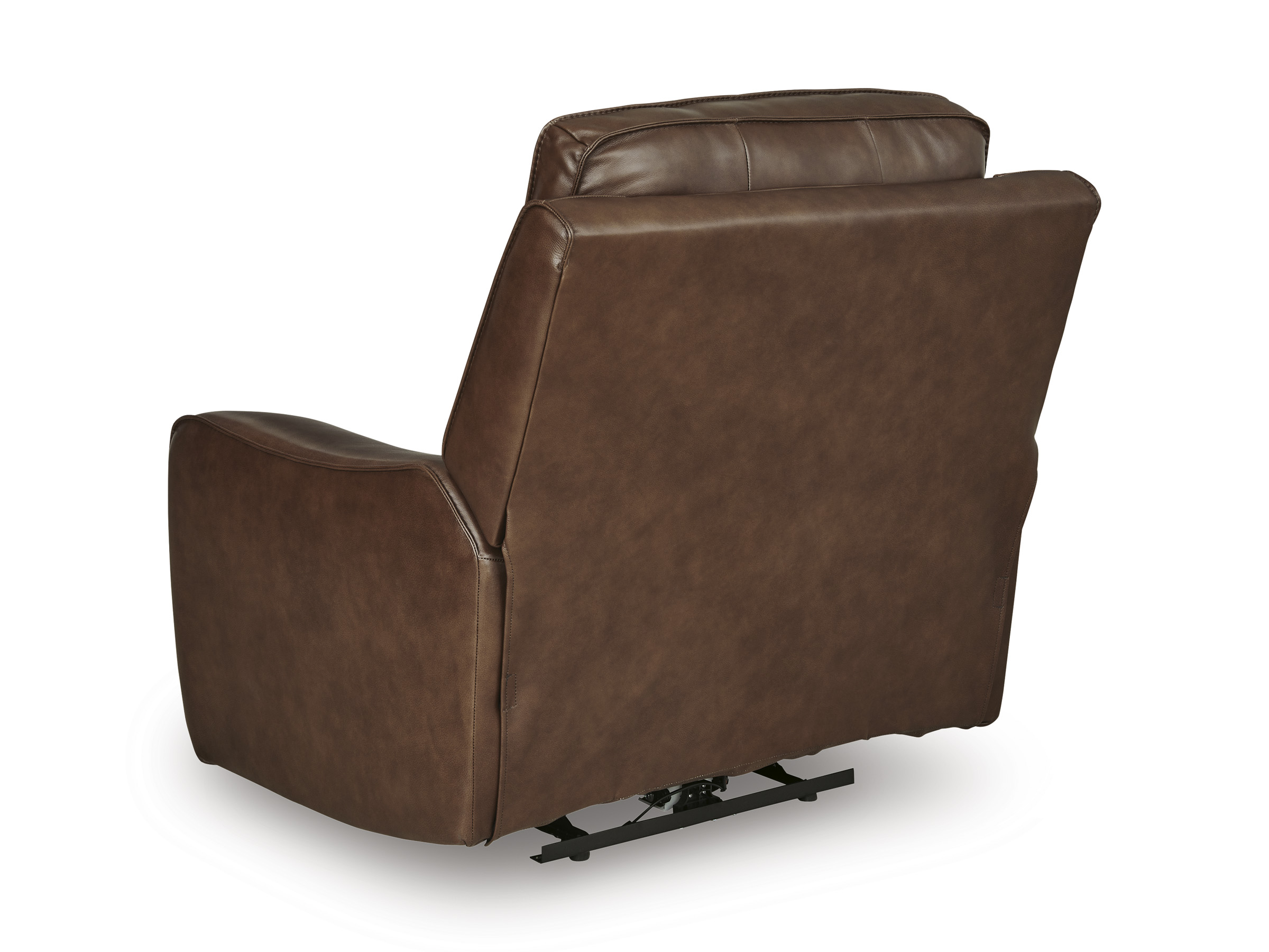 DeepWakes Leather Power Reclining Living Room Set with Adjustable Headrest