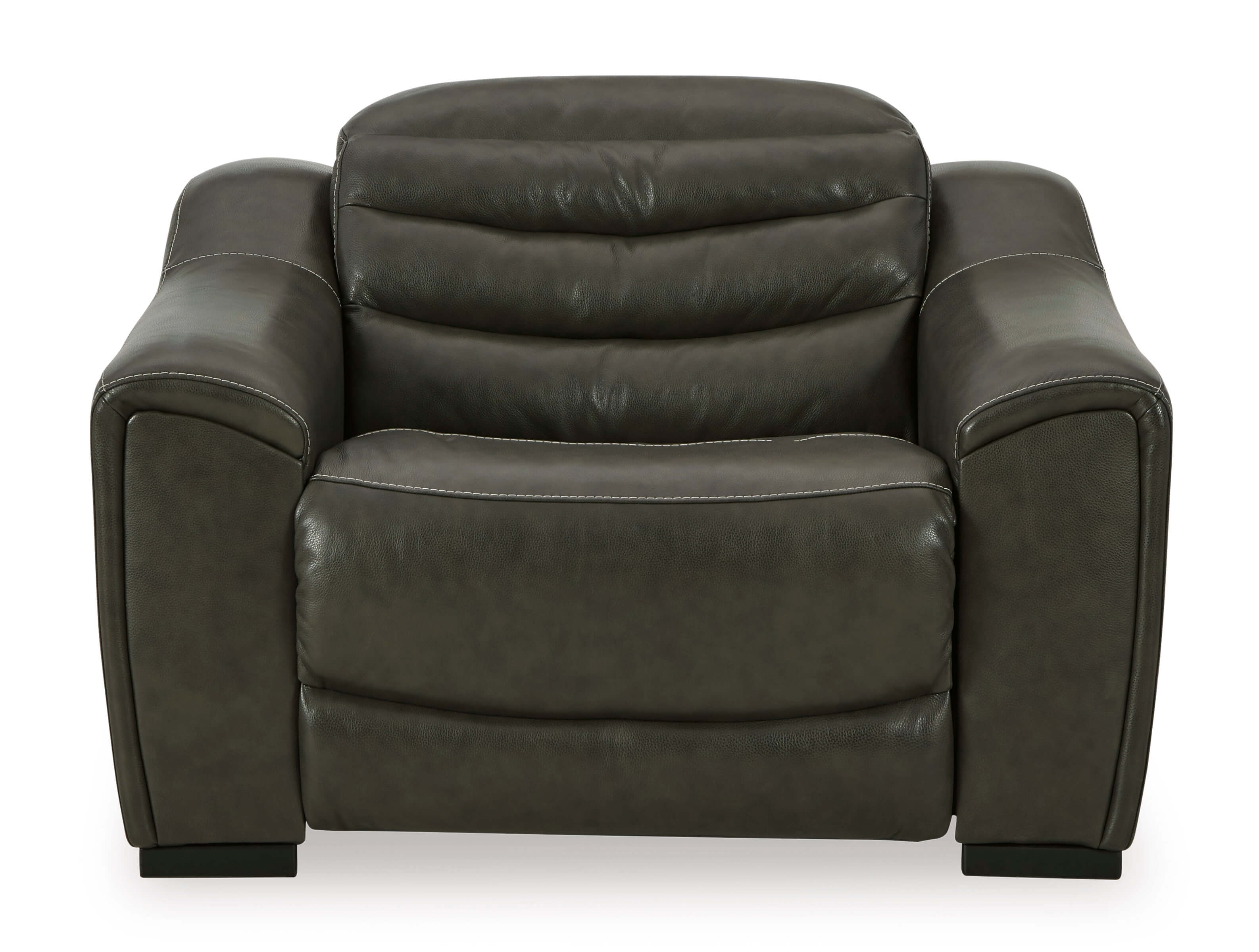 Center Line Faux Leather Power Recliner