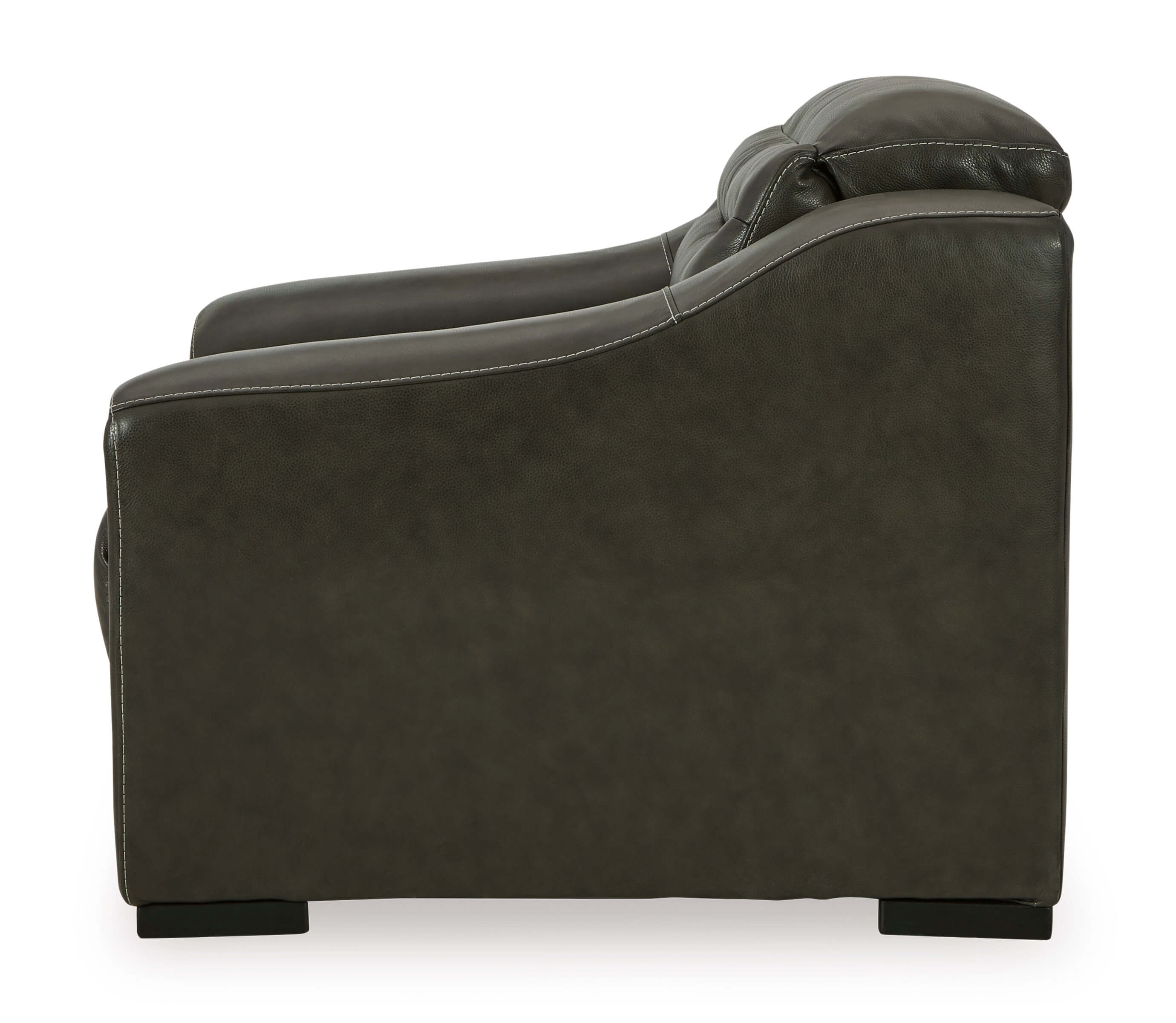 Center Line Faux Leather Power Recliner