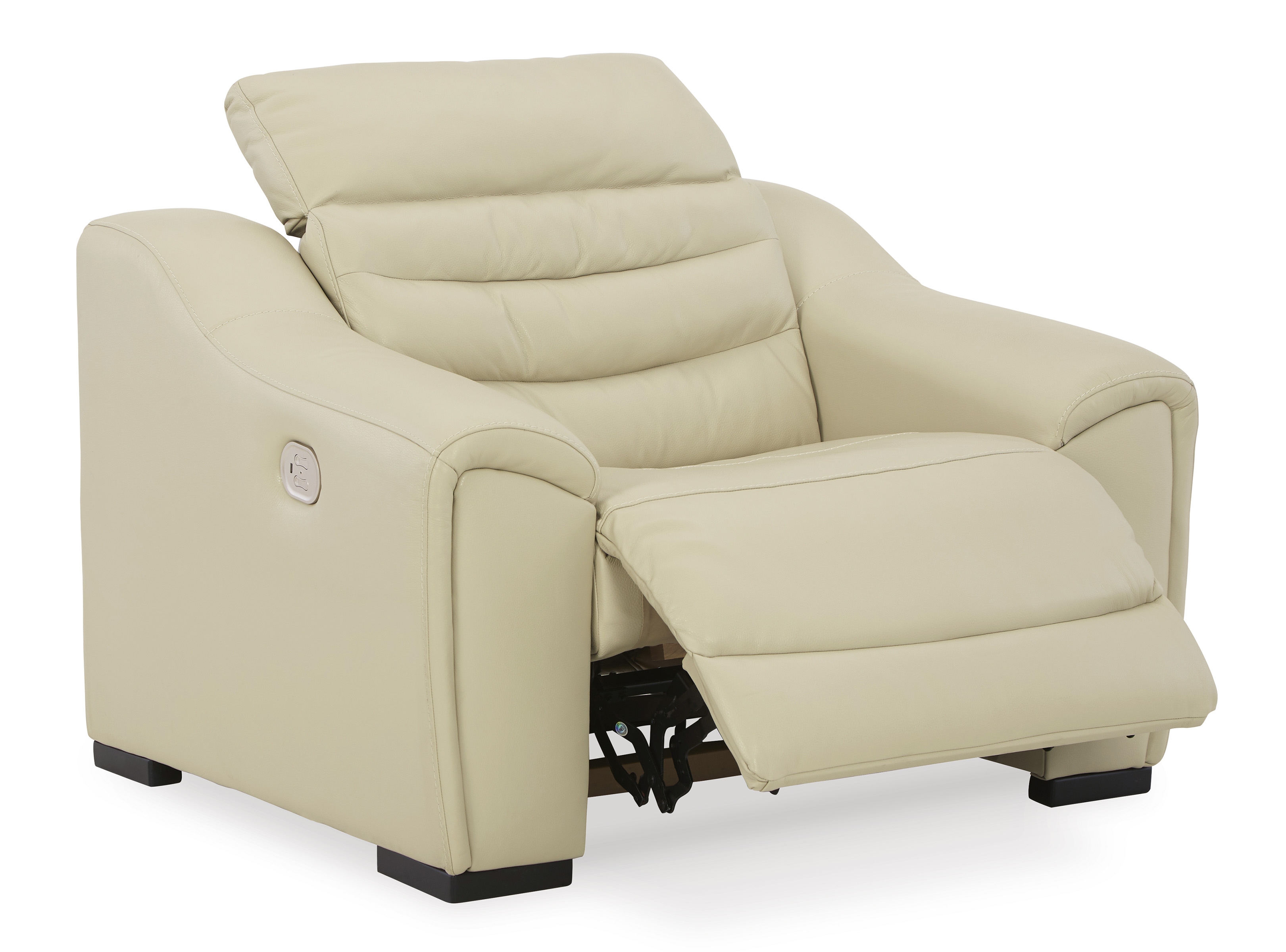 Center Line Faux Leather Power Recliner