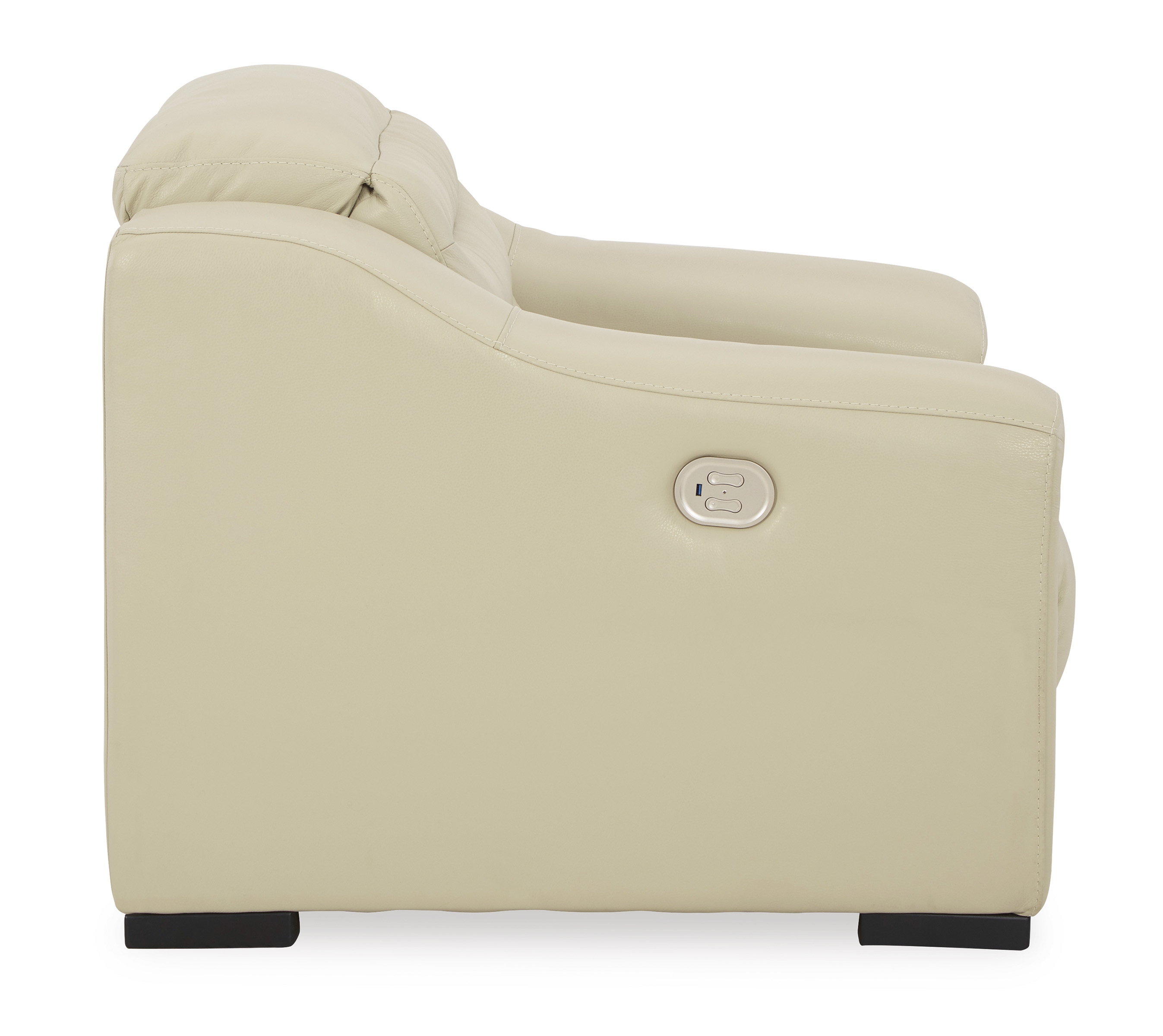 Center Line Faux Leather Power Recliner