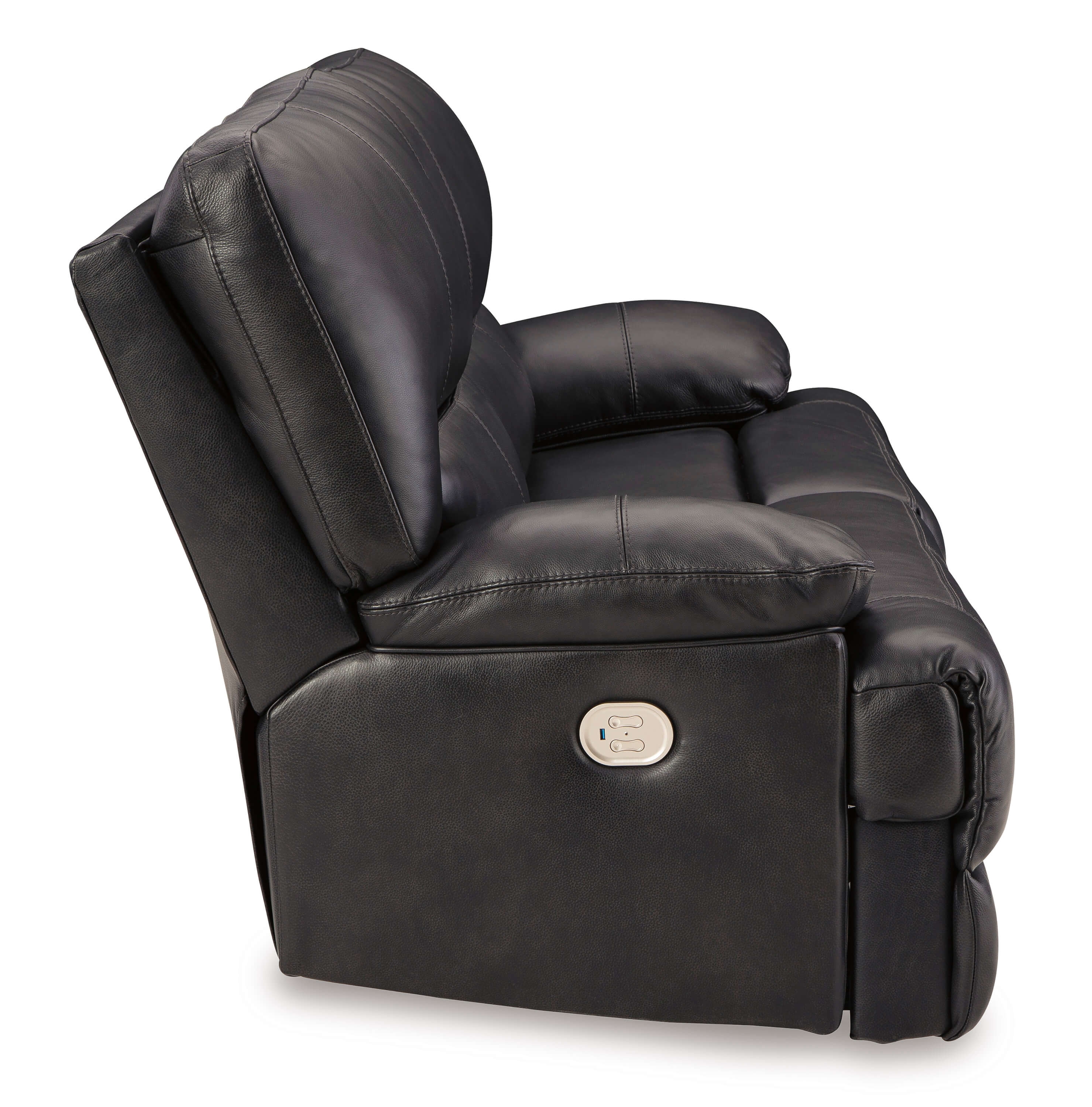 Ashley Mountainous Reclining Sofa Side And USB Point