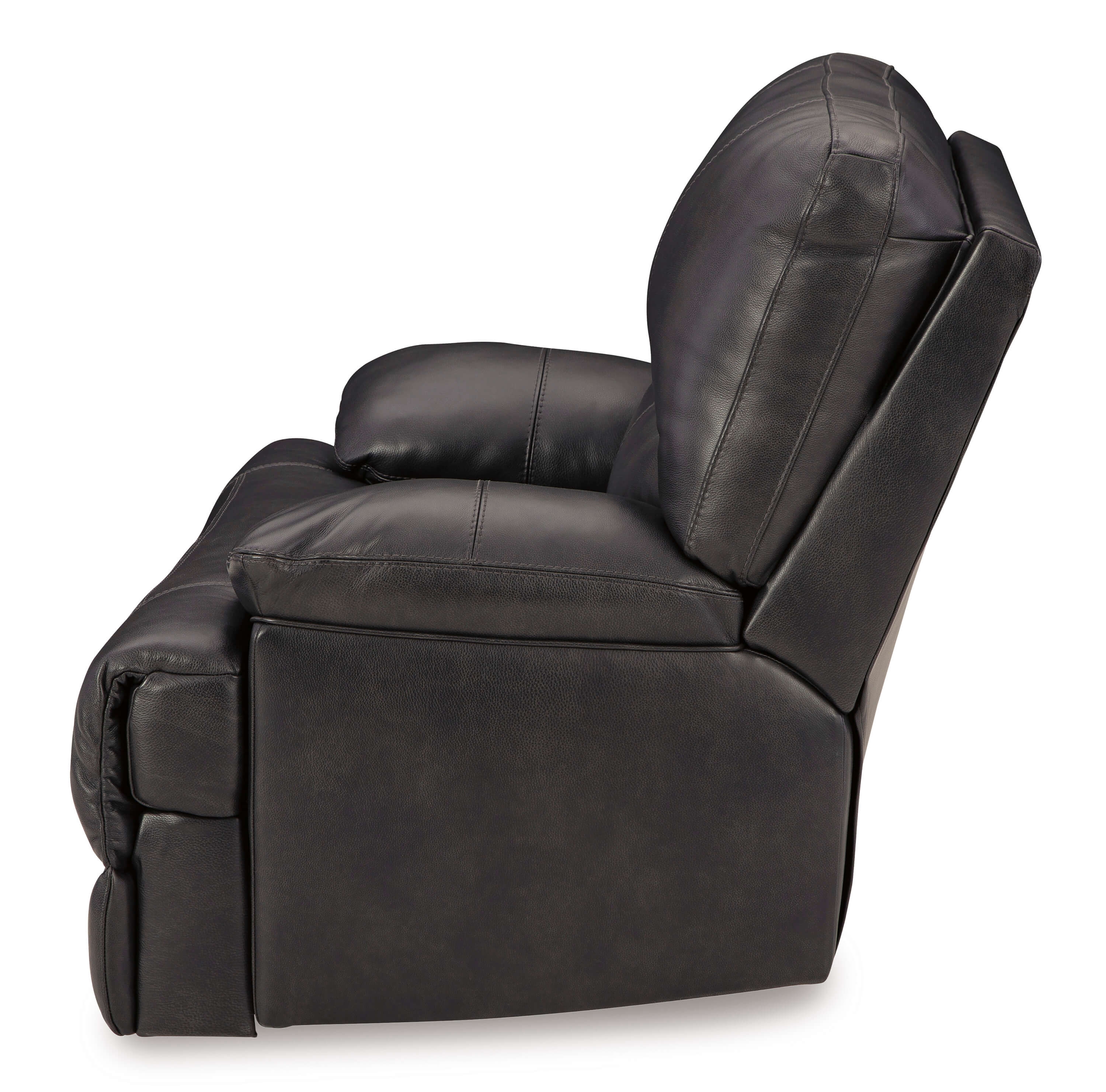 Ashley Mountainous Leather Chair Side