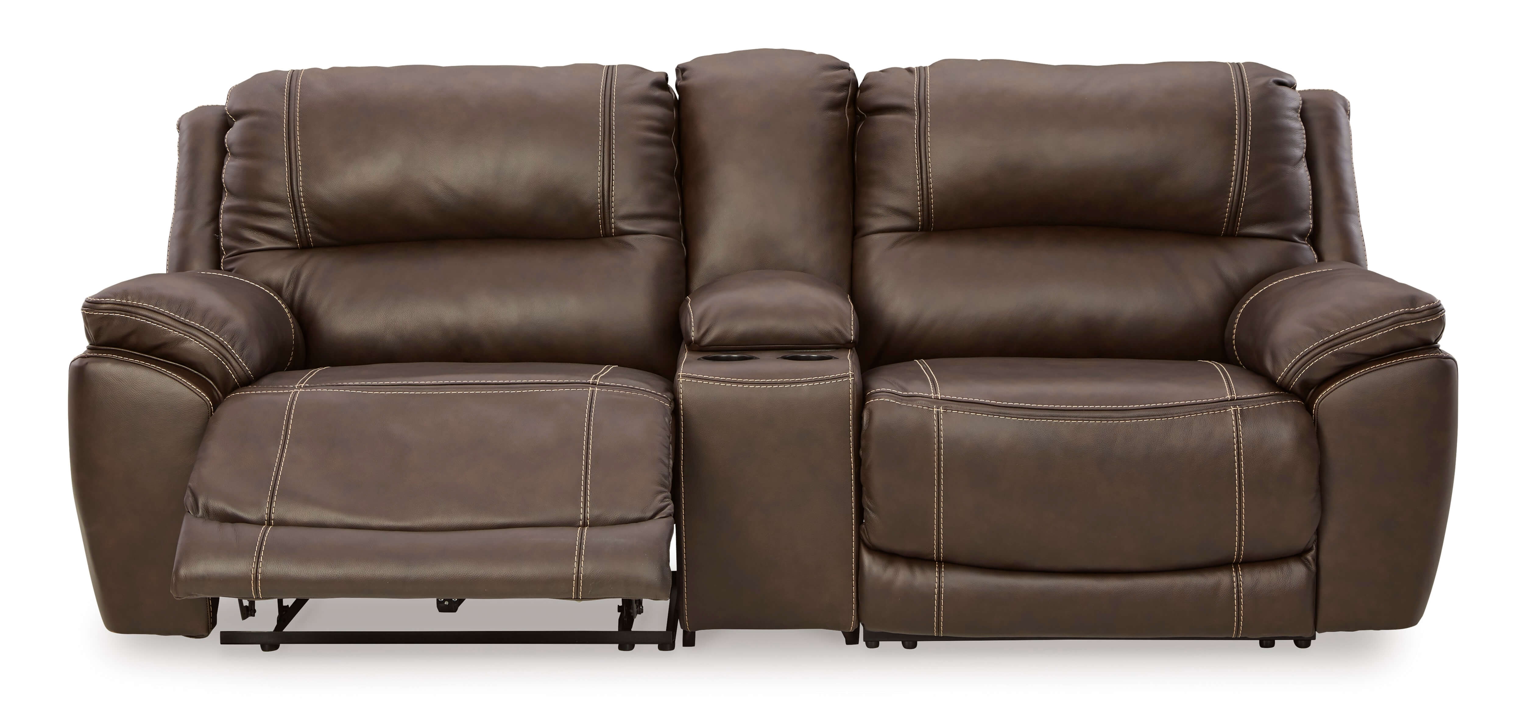 Ashley Dunleith Leather Power Reclining Loveseat