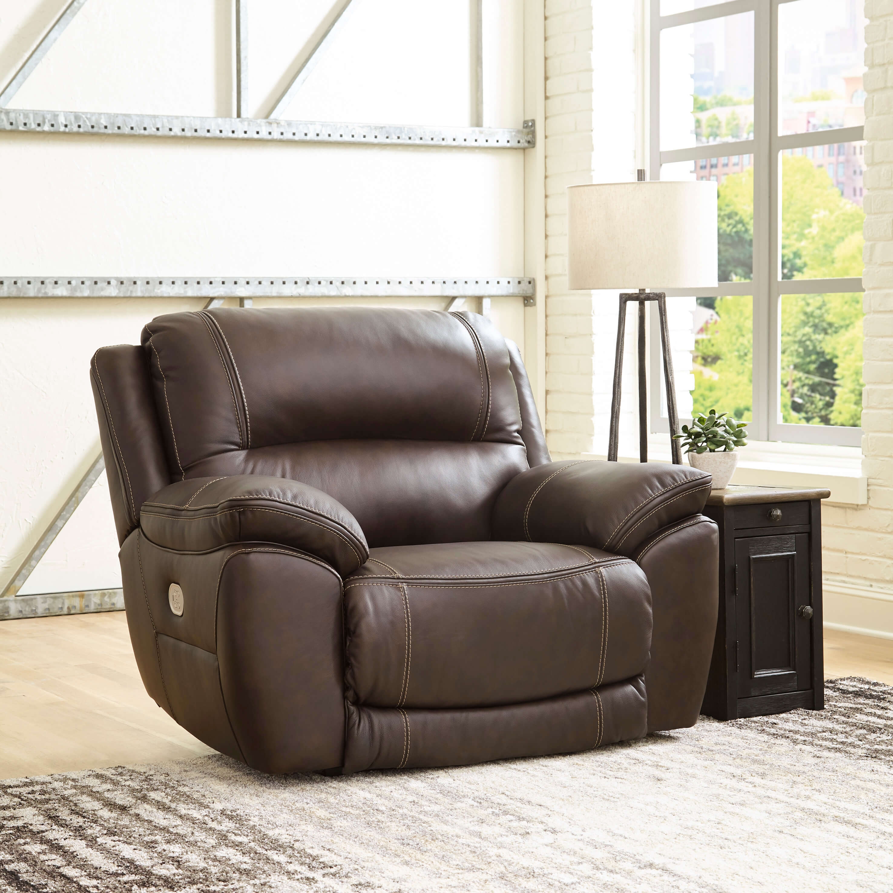 Dunleith Leather Chair by Ashley