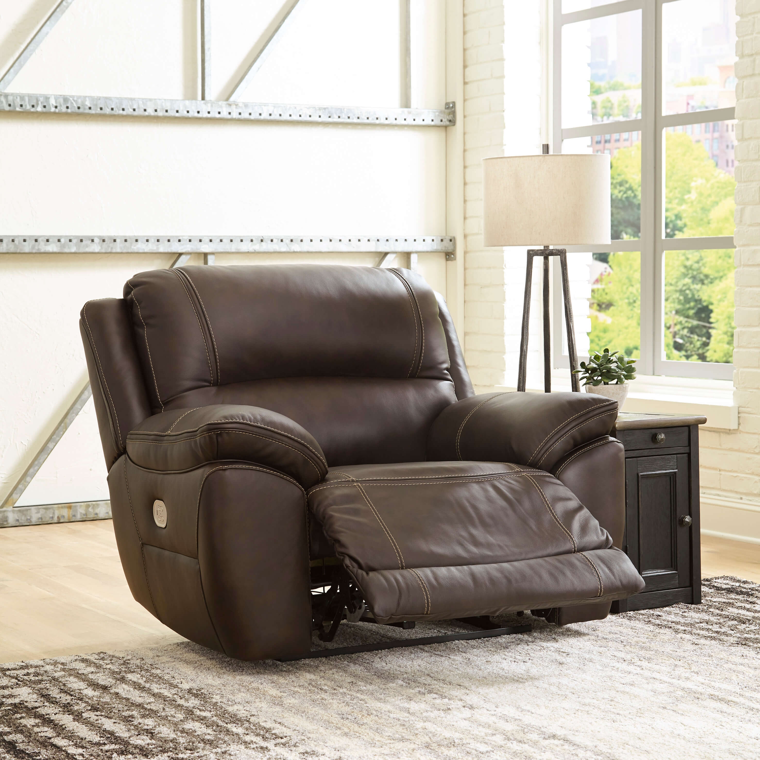Dunleith Power Recliner Chair, Chocolate by Ashley Furniture