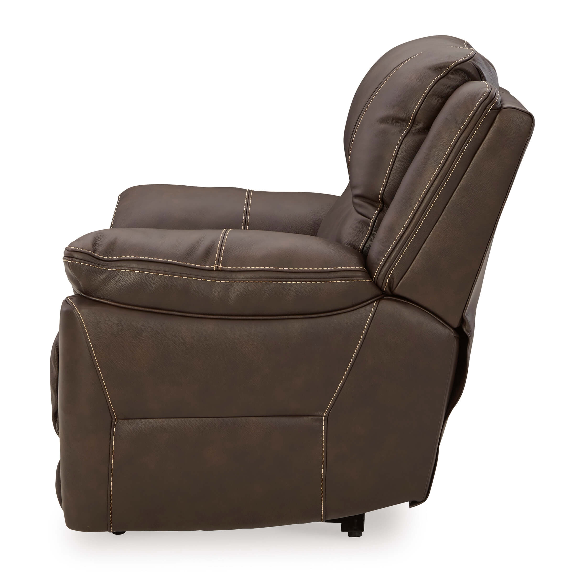 Ashley Dunleith Leather Recliner Chair Side