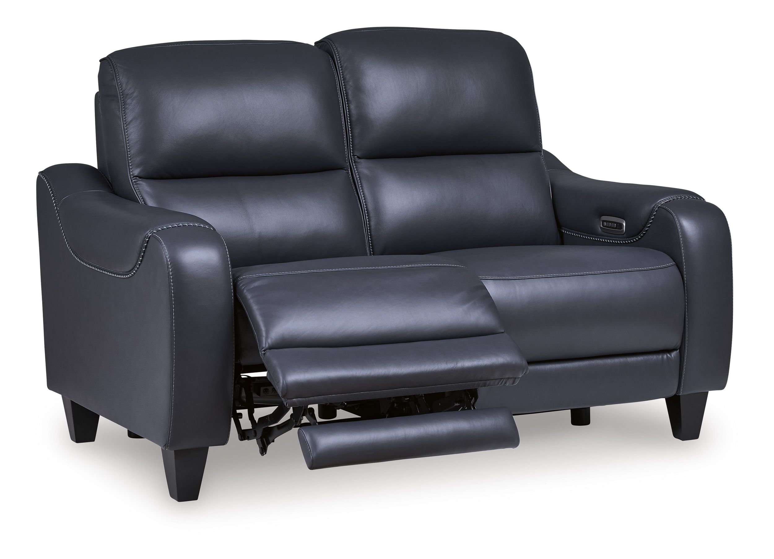 Mercomatic Ocean Leather Power Reclining Loveseat
