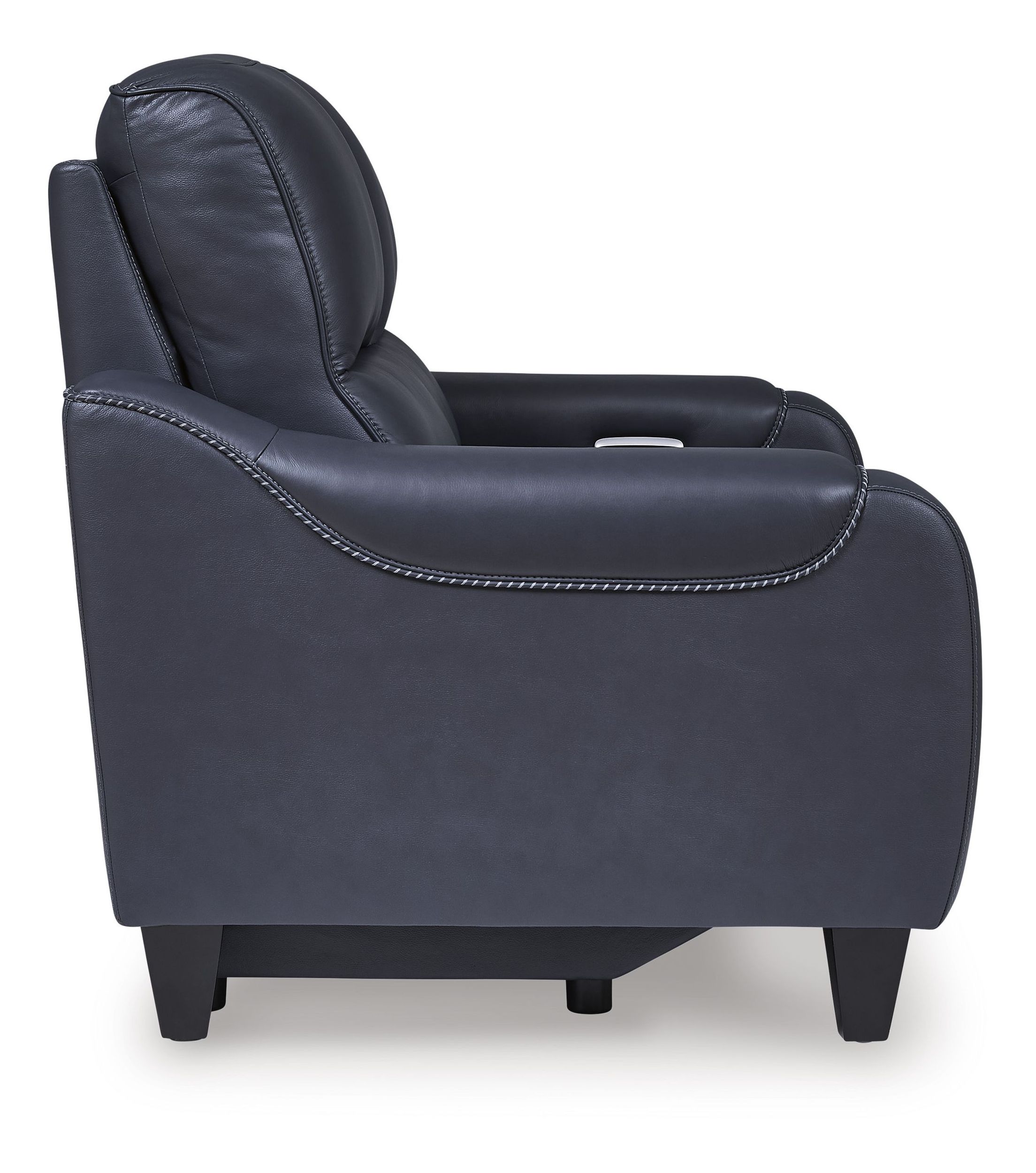 Mercomatic Leather Power Reclining Loveseat