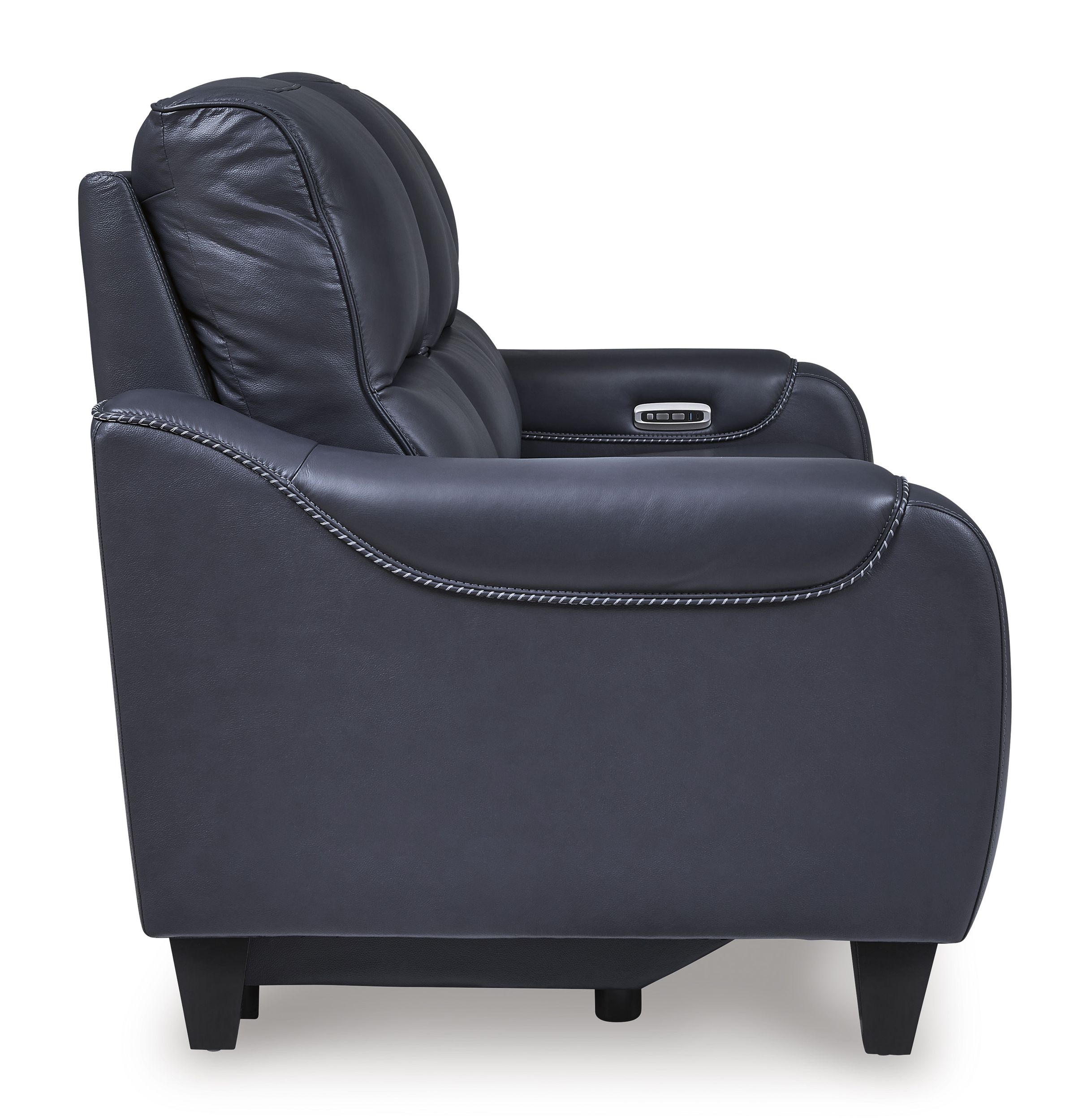 Ashley Mercomatic Leather Ocean Sofa Side