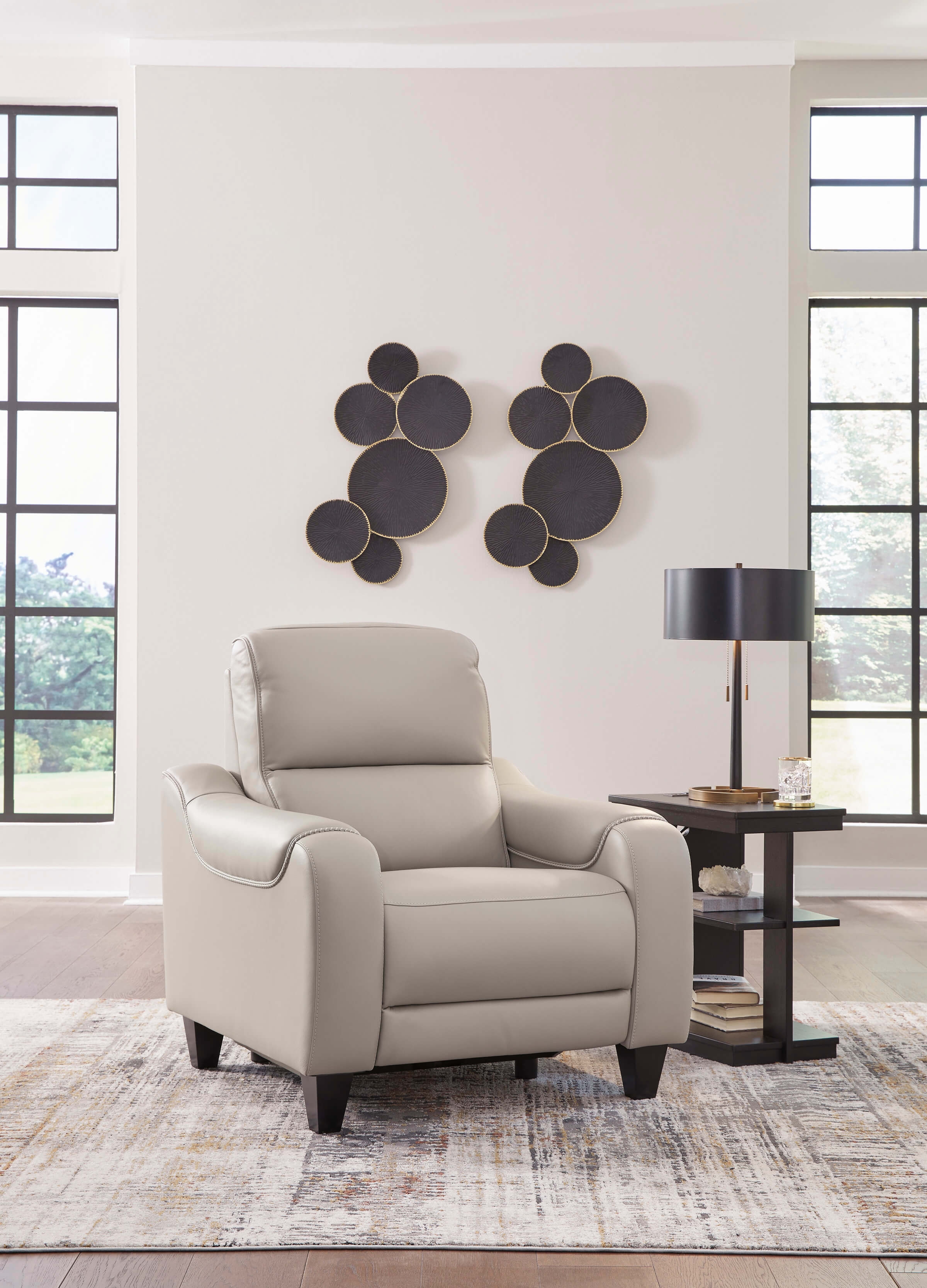 Mercomatic Leather Power Reclining Chair