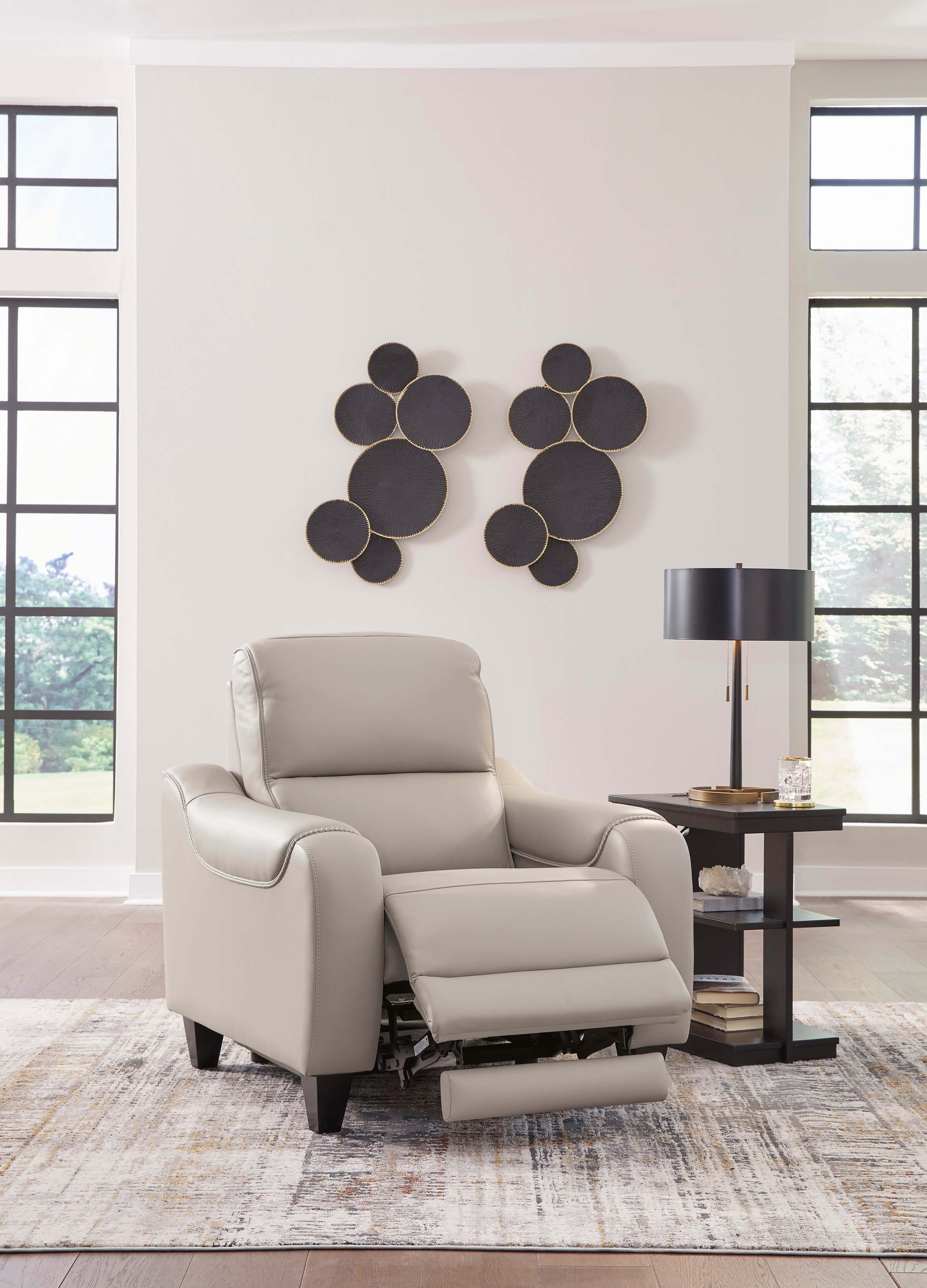 Mercomatic Leather Power Reclining Chair