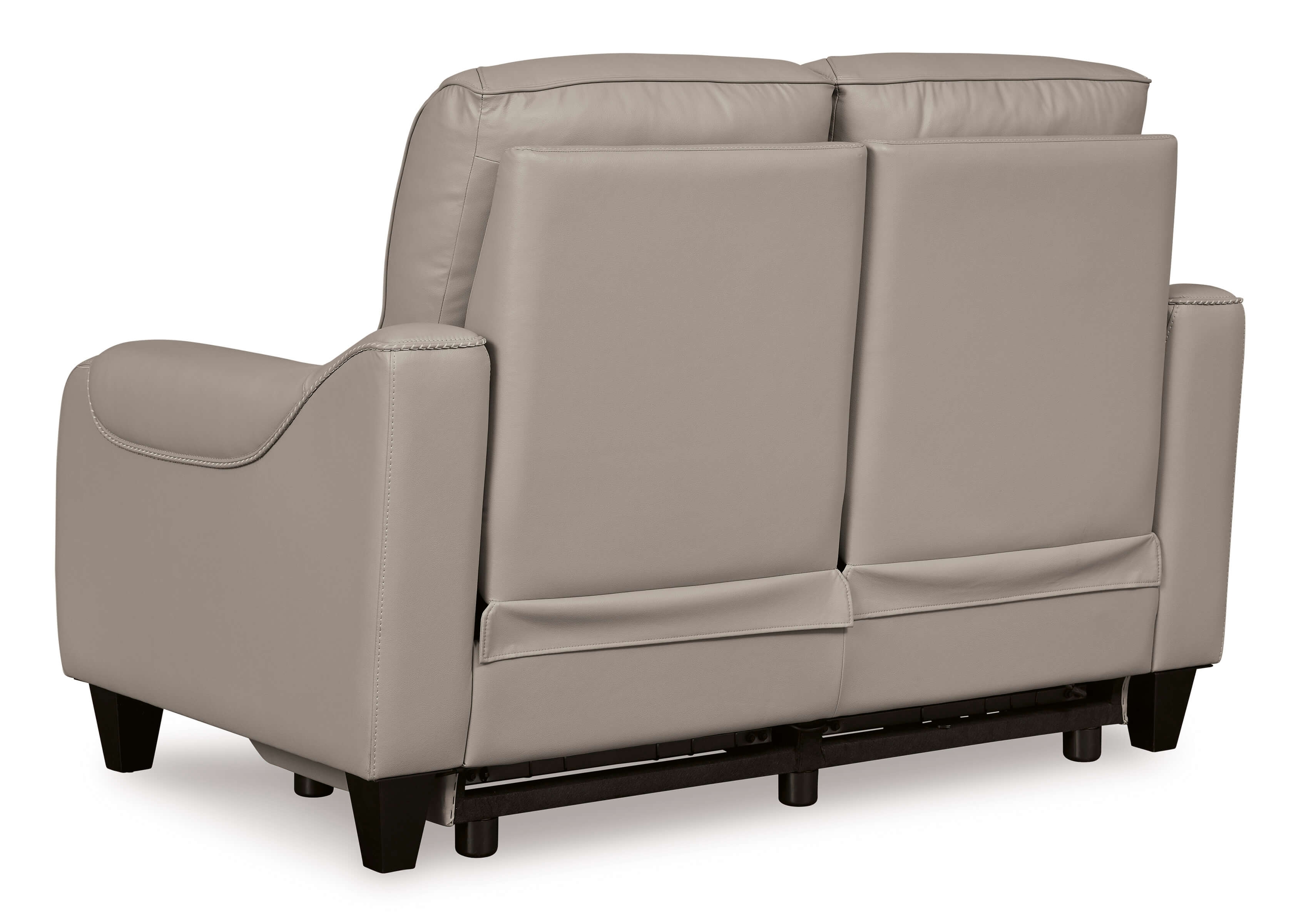 Ashley Mercomatic Leather Loveseat Back
