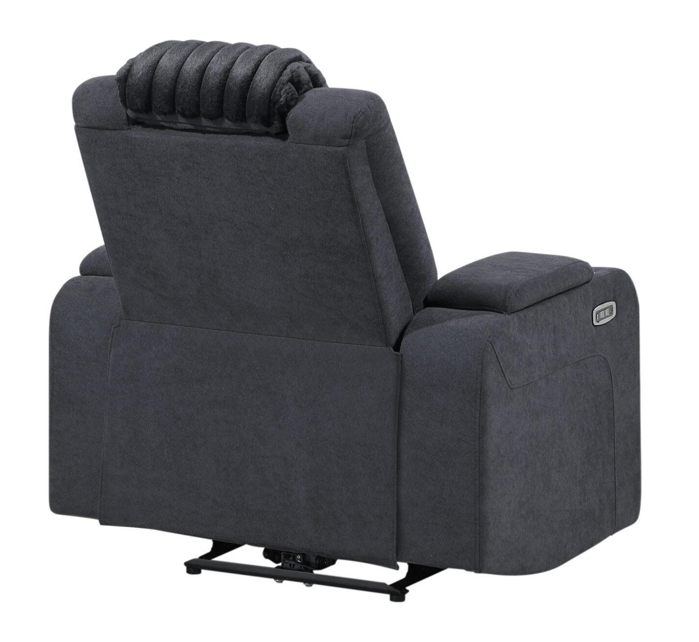 U8000 PU Power Reclining Living Room Set with LED Light and Speaker, Power Headrest