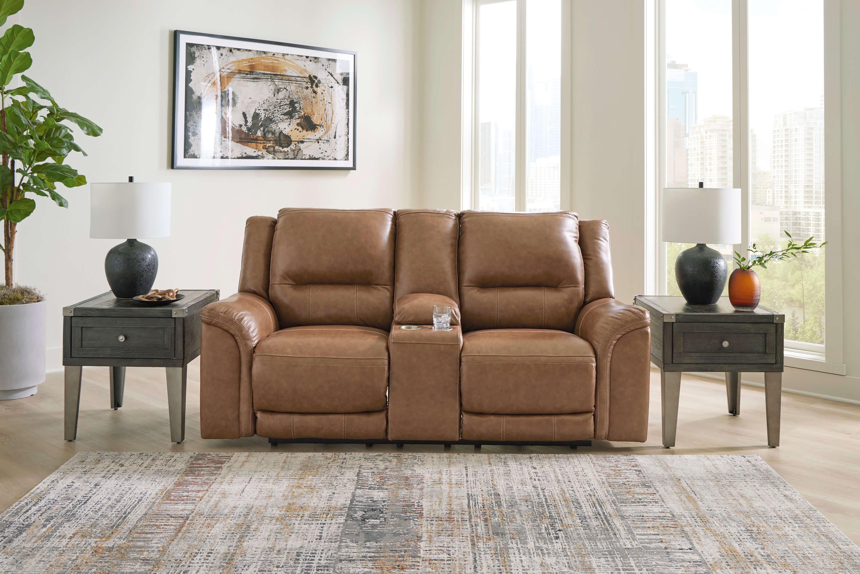Ashley Trasimeno Power Reclining Loveseat