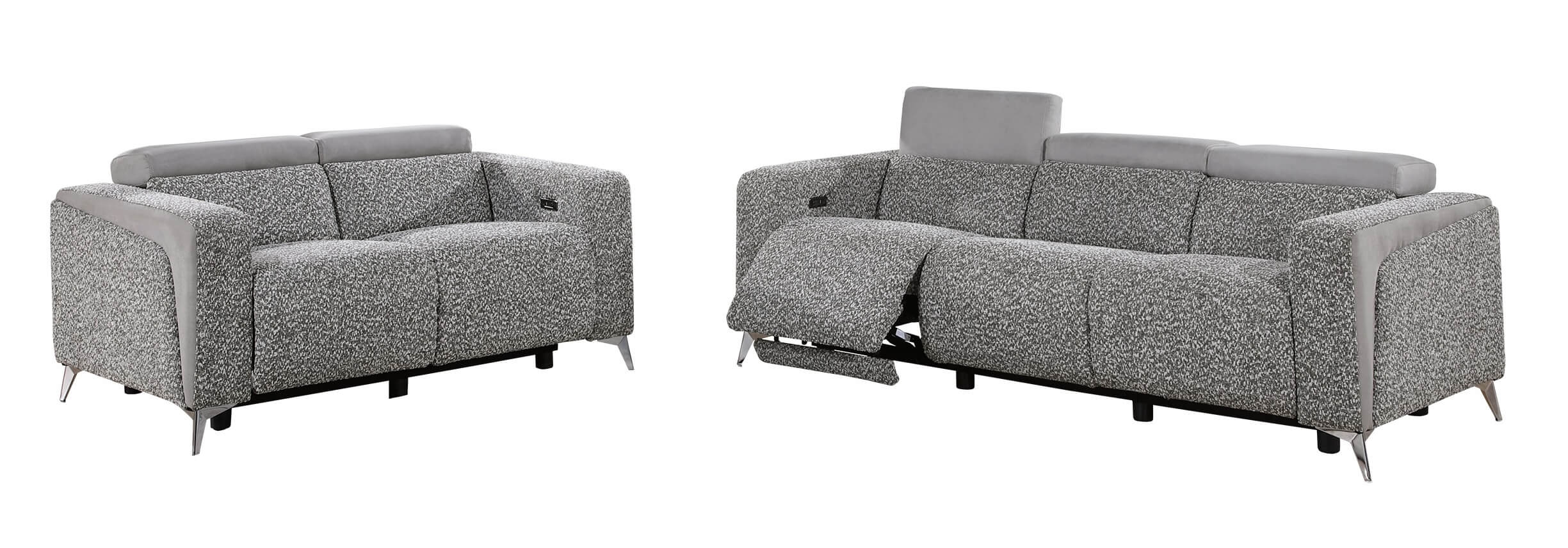U8521 Fabric Power Reclining Living Room Set