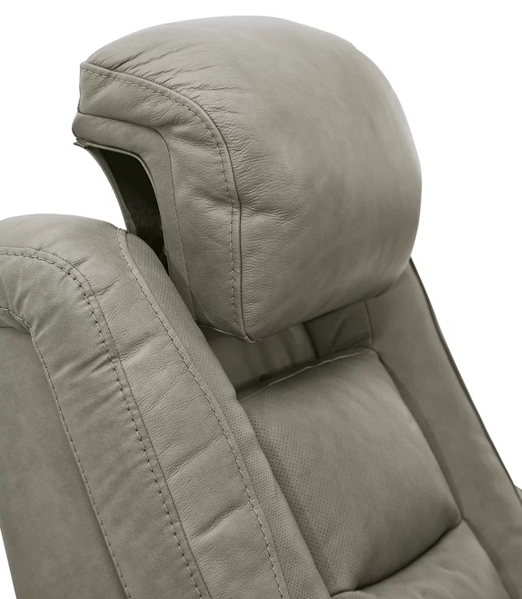 The Man-Den Leather Power Recliner Chair