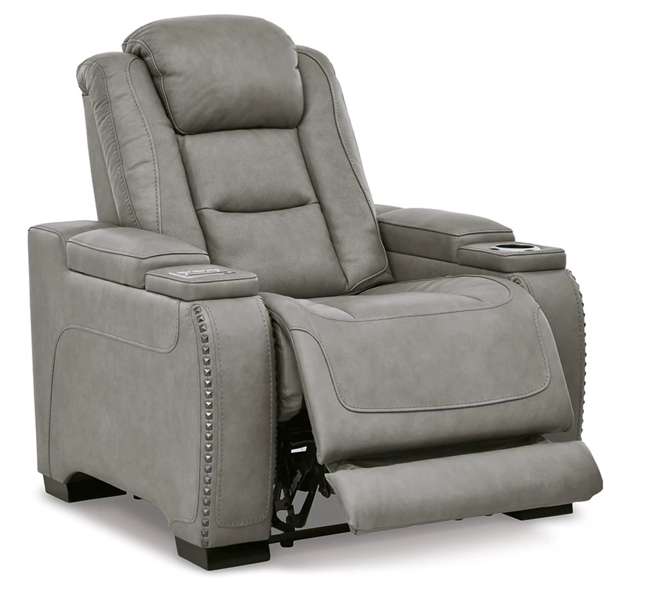 The Man-Den Leather Power Recliner Chair