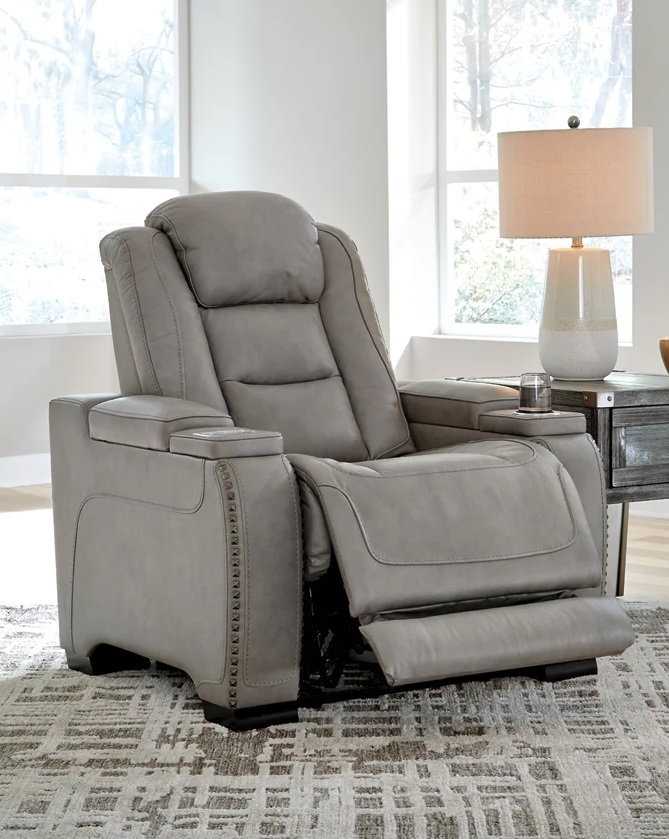 Ashley Man-Den Power Recliner Chair