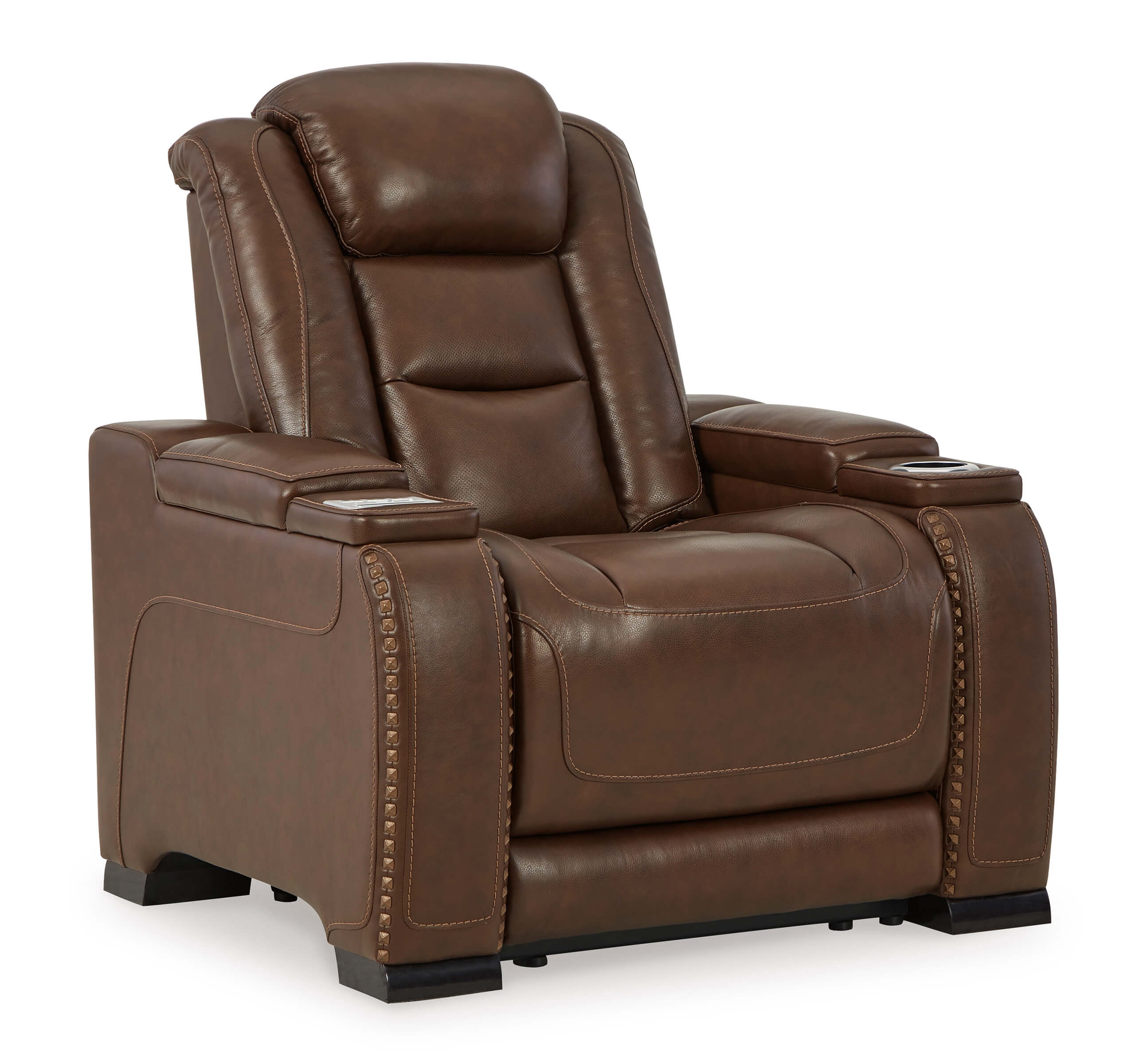 The Man-Den Leather Power Recliner Chair