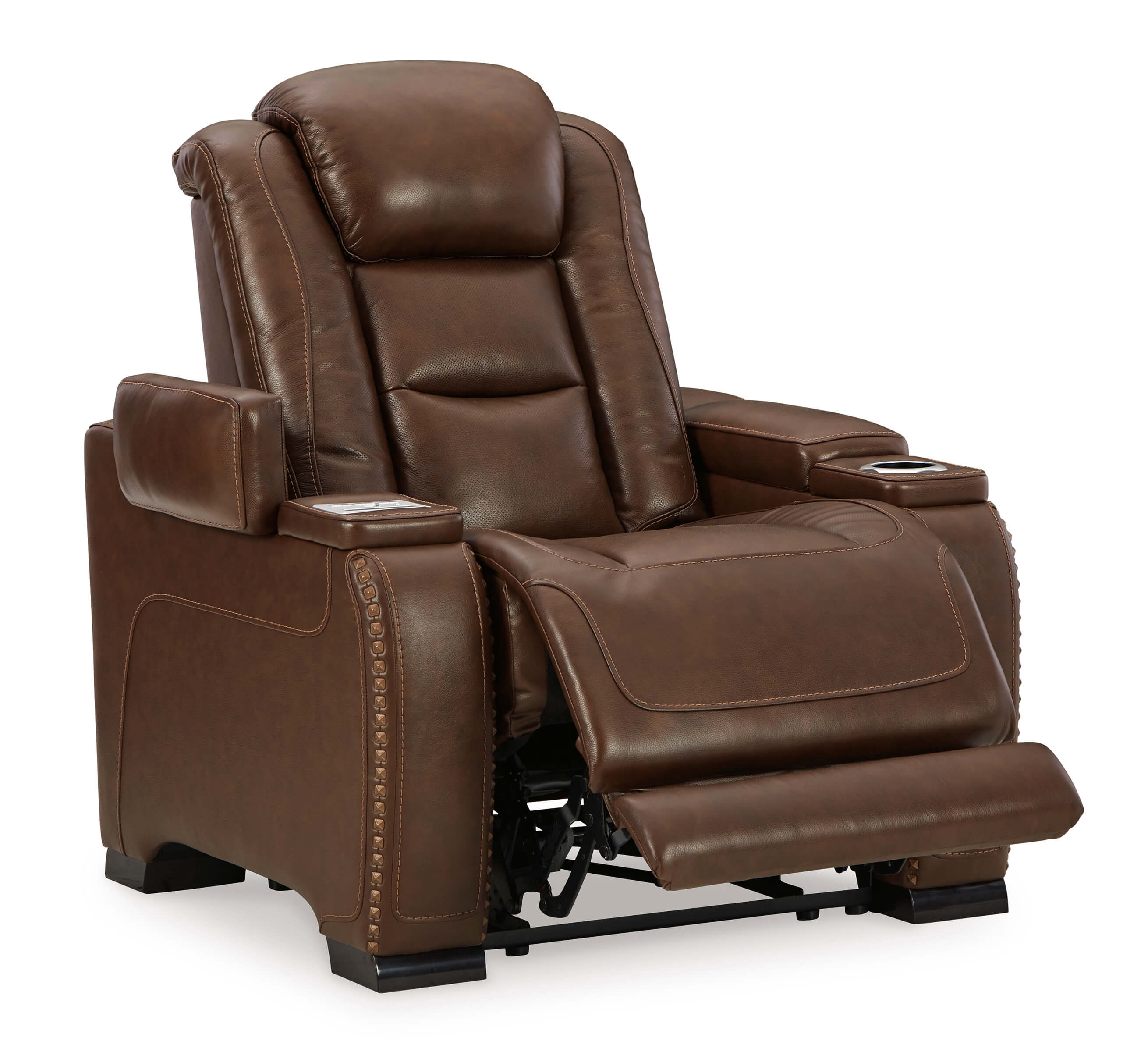 The Man-Den Leather Power Recliner Chair
