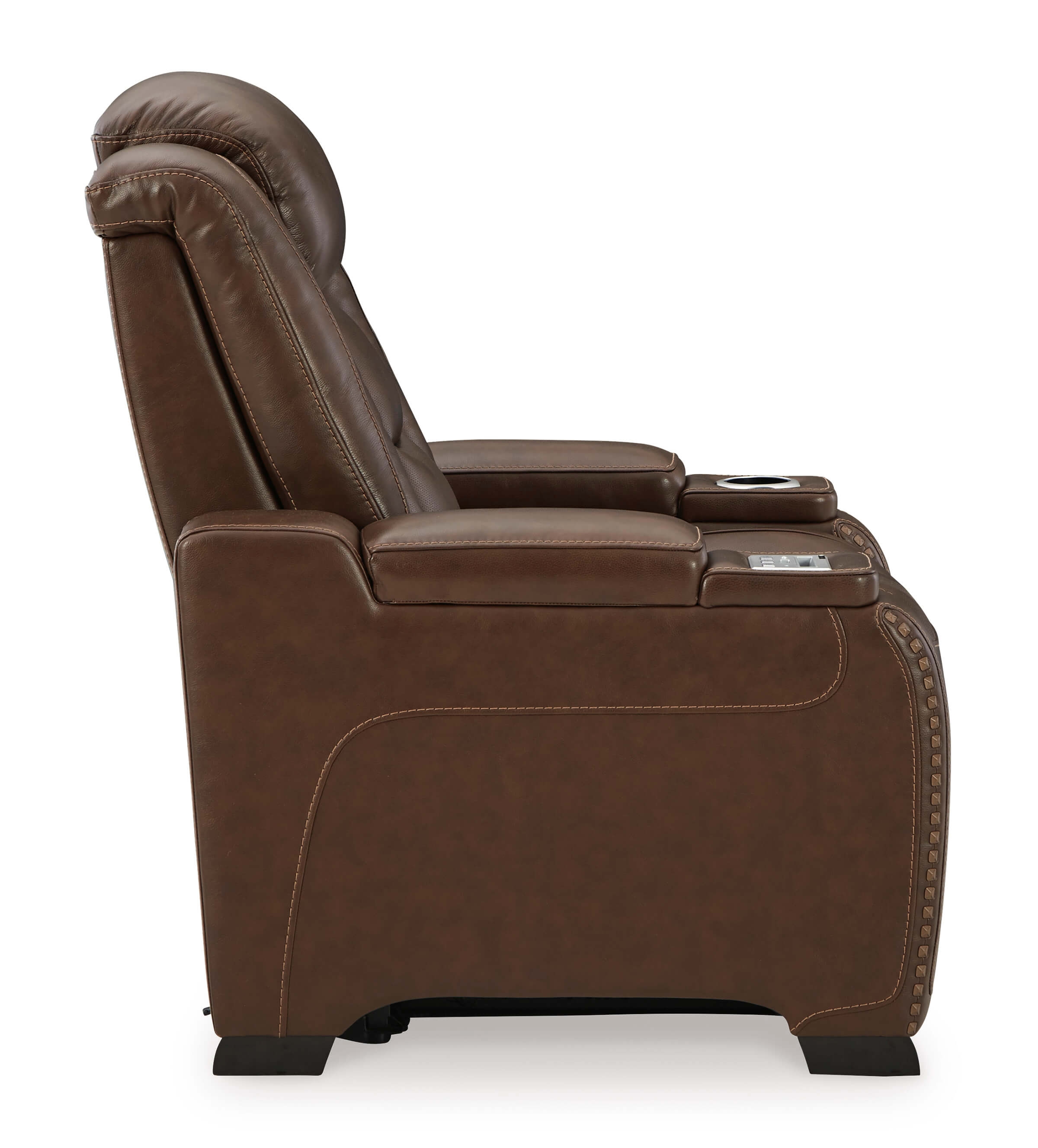 The Man-Den Leather Power Recliner Chair