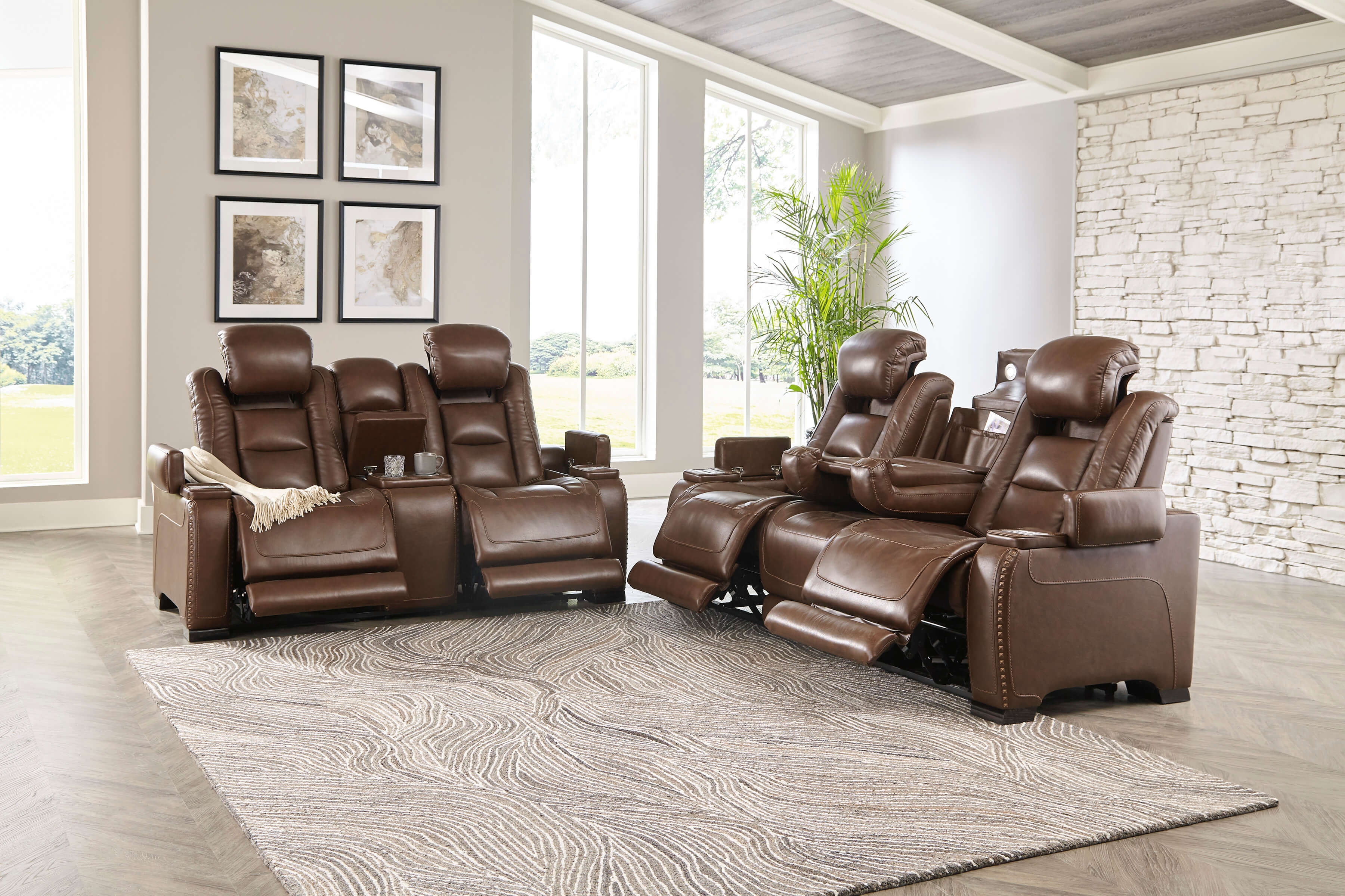ashley furniture reclining couch