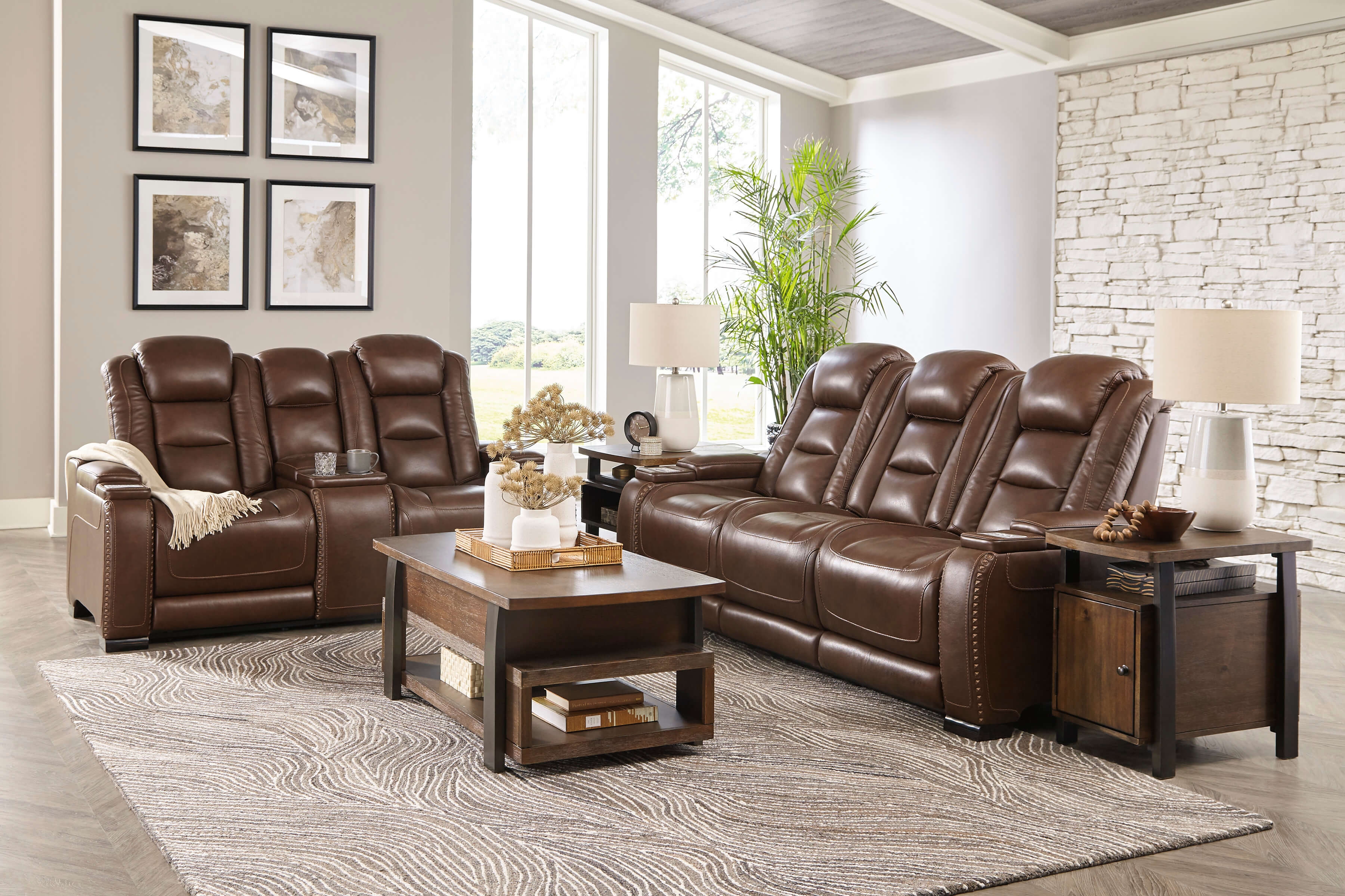 the man-den triple power reclining sofa