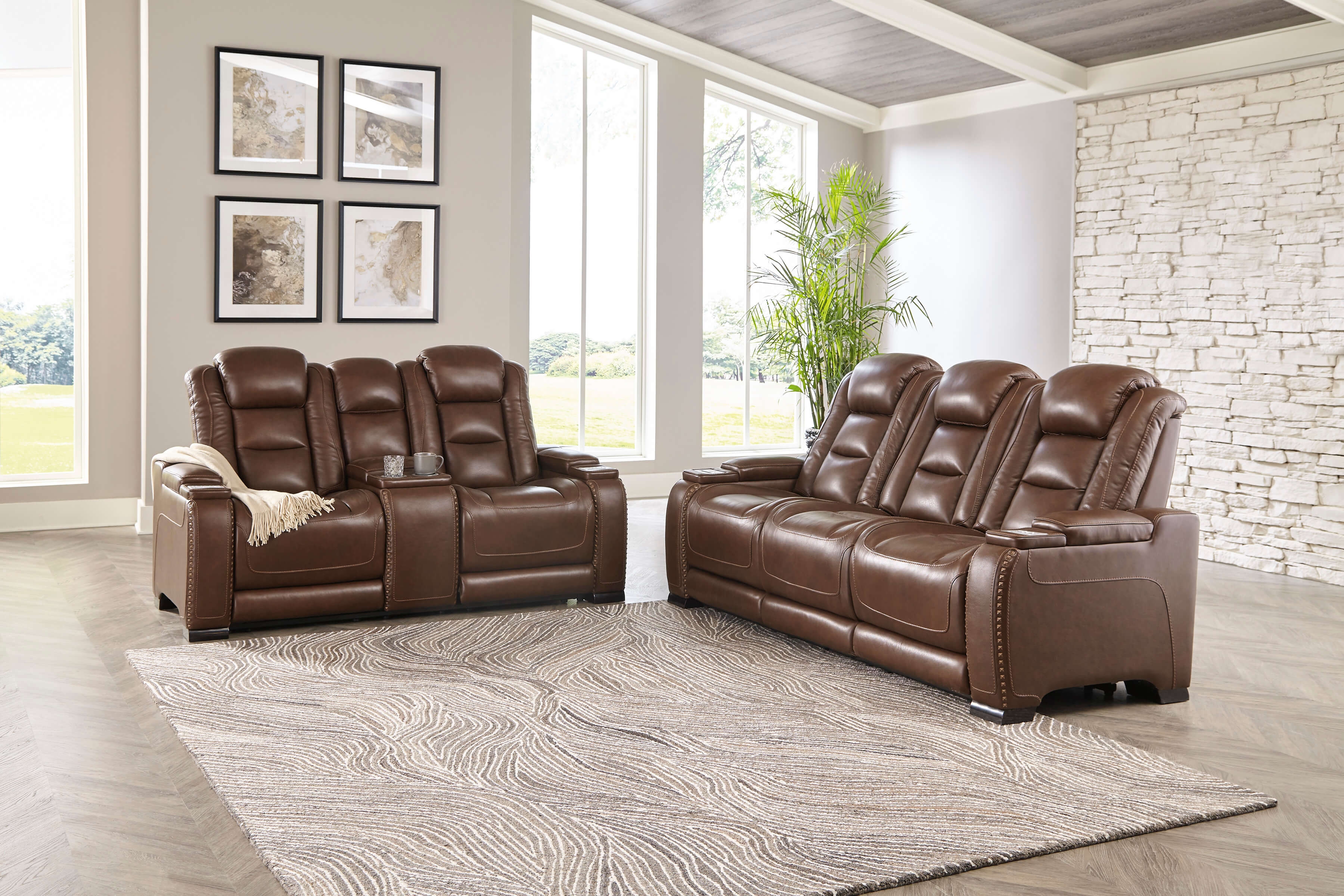 ashley furniture reclining couch
