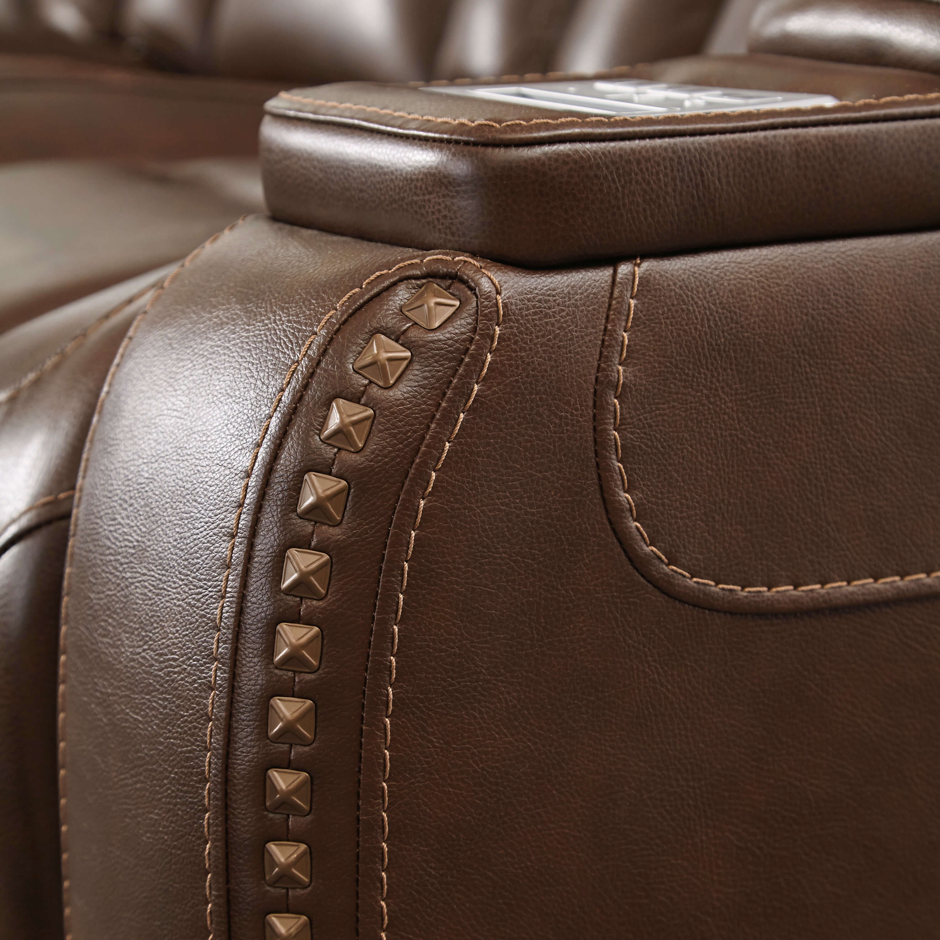 The Man-Den Leather Power Recliner Chair