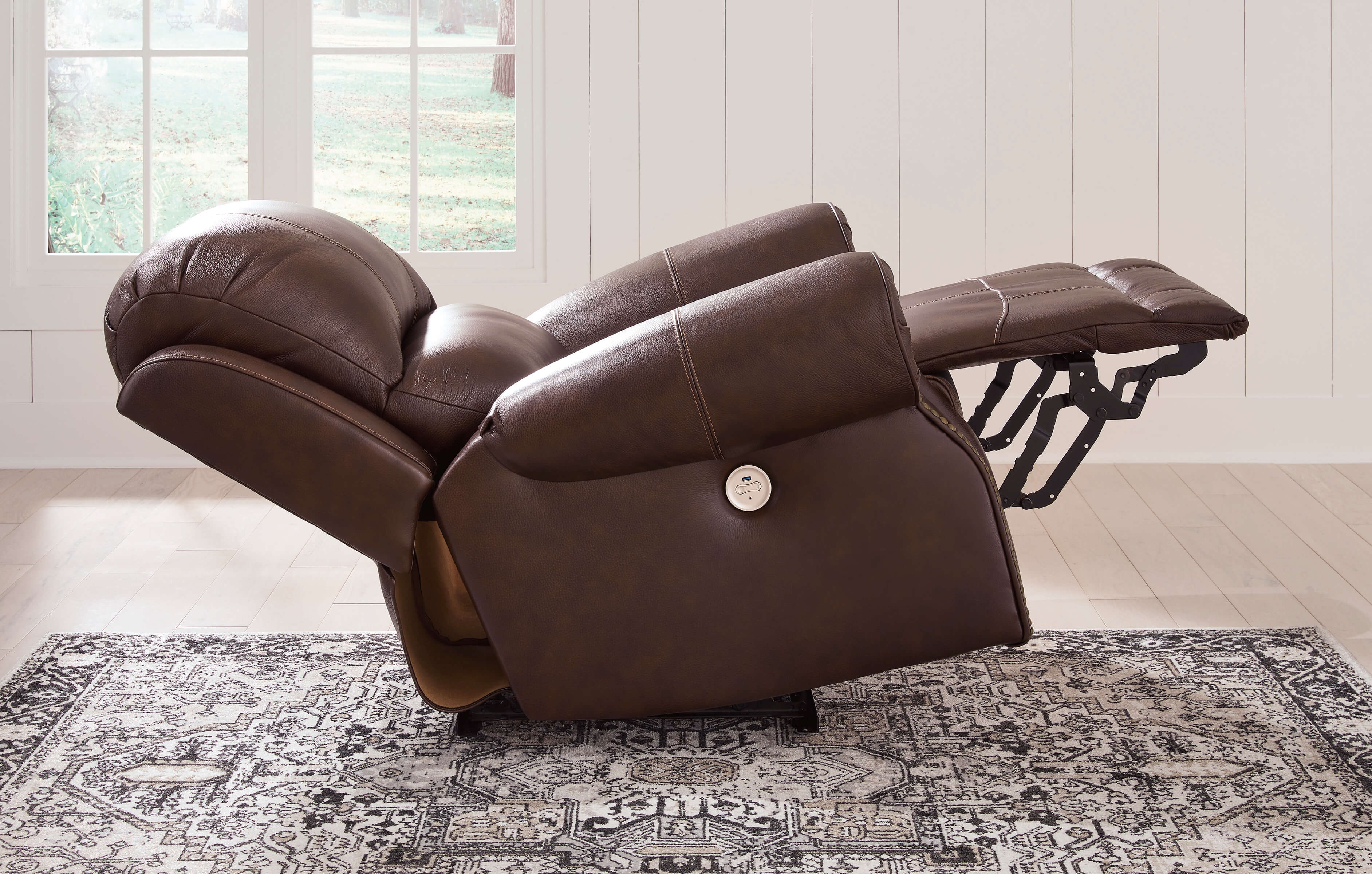 Freyeburg Leather Power Recliner Chair