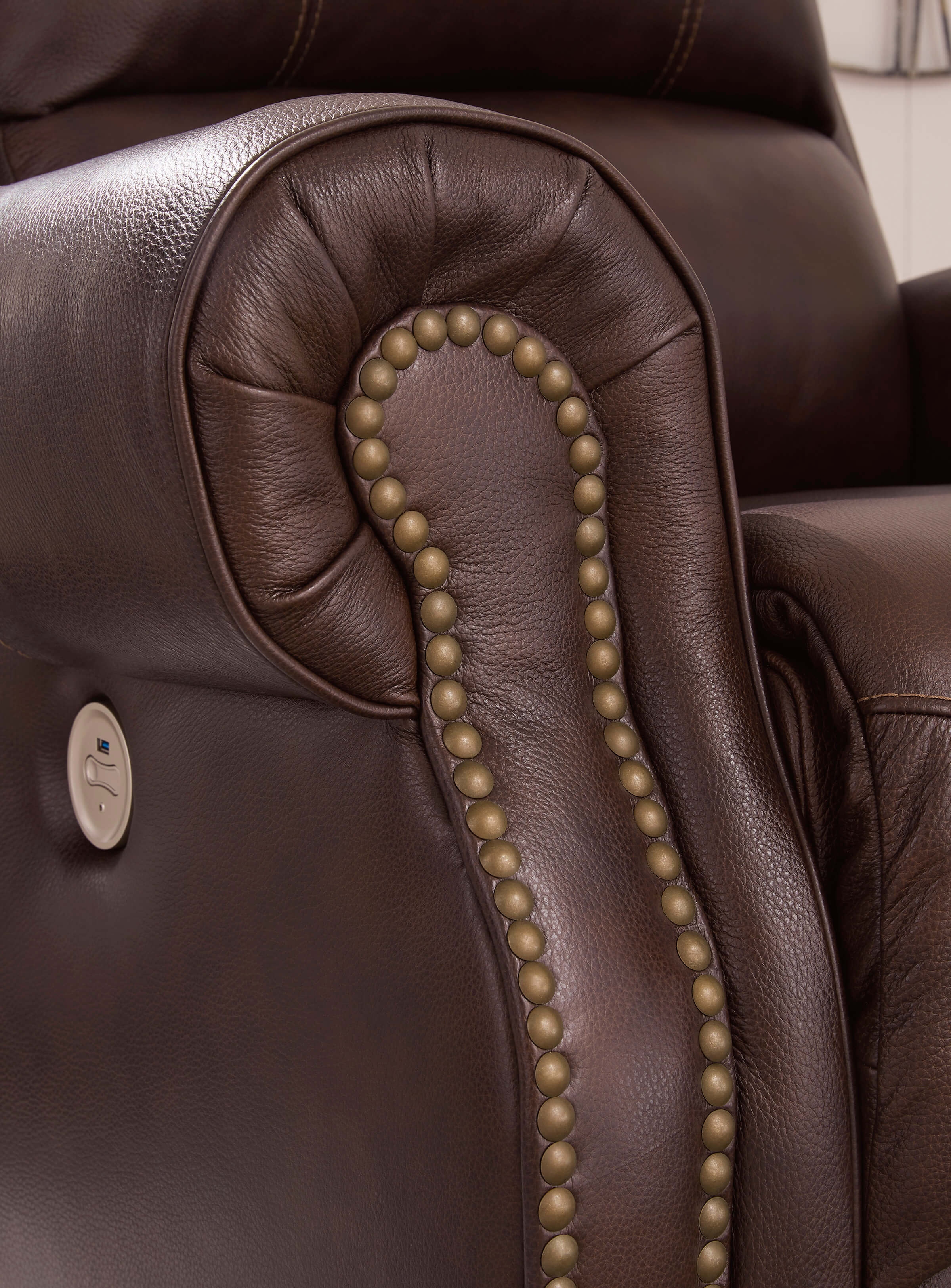 Freyeburg Leather Power Recliner Chair
