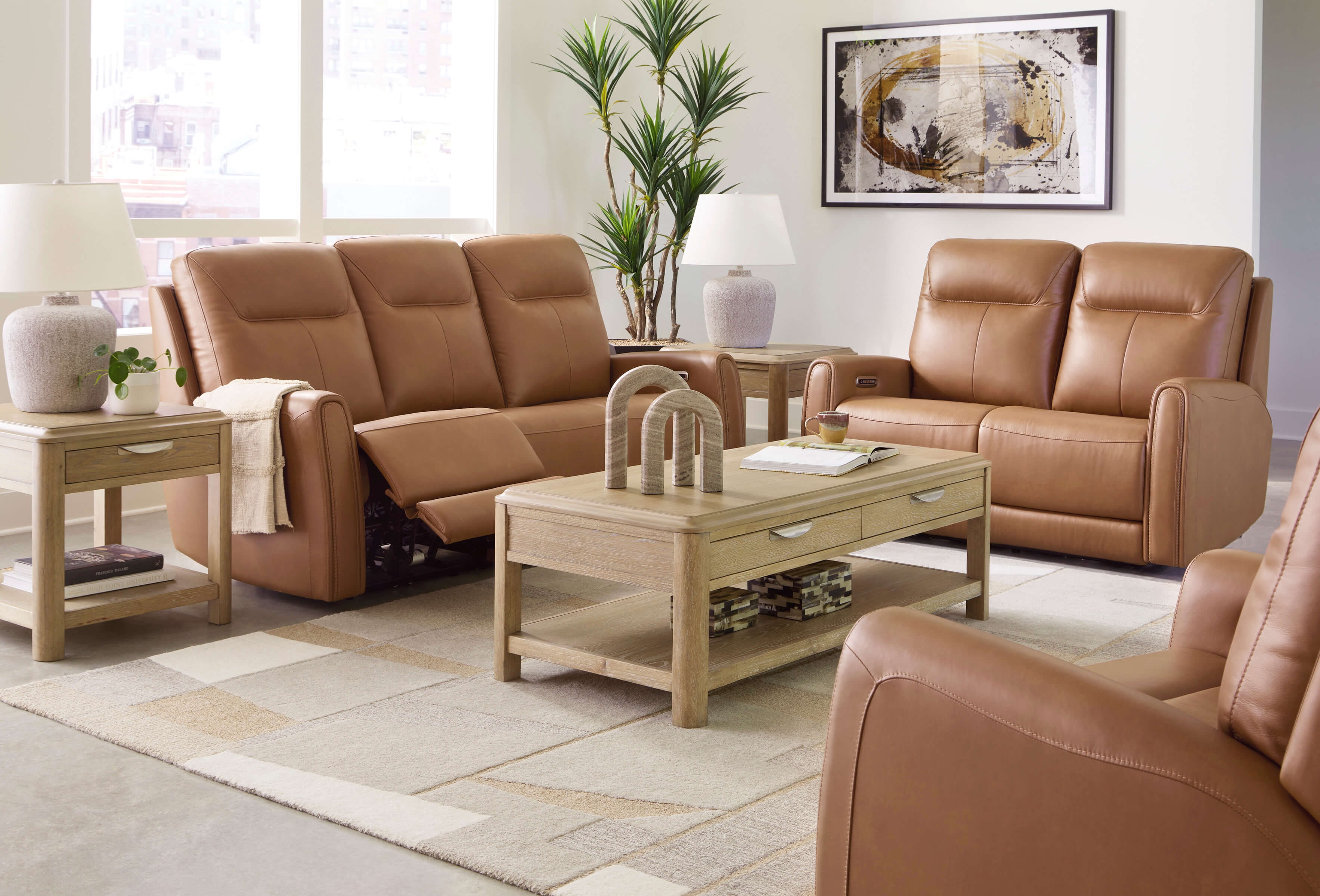 Ashley Tryanny Leather Living Room Set