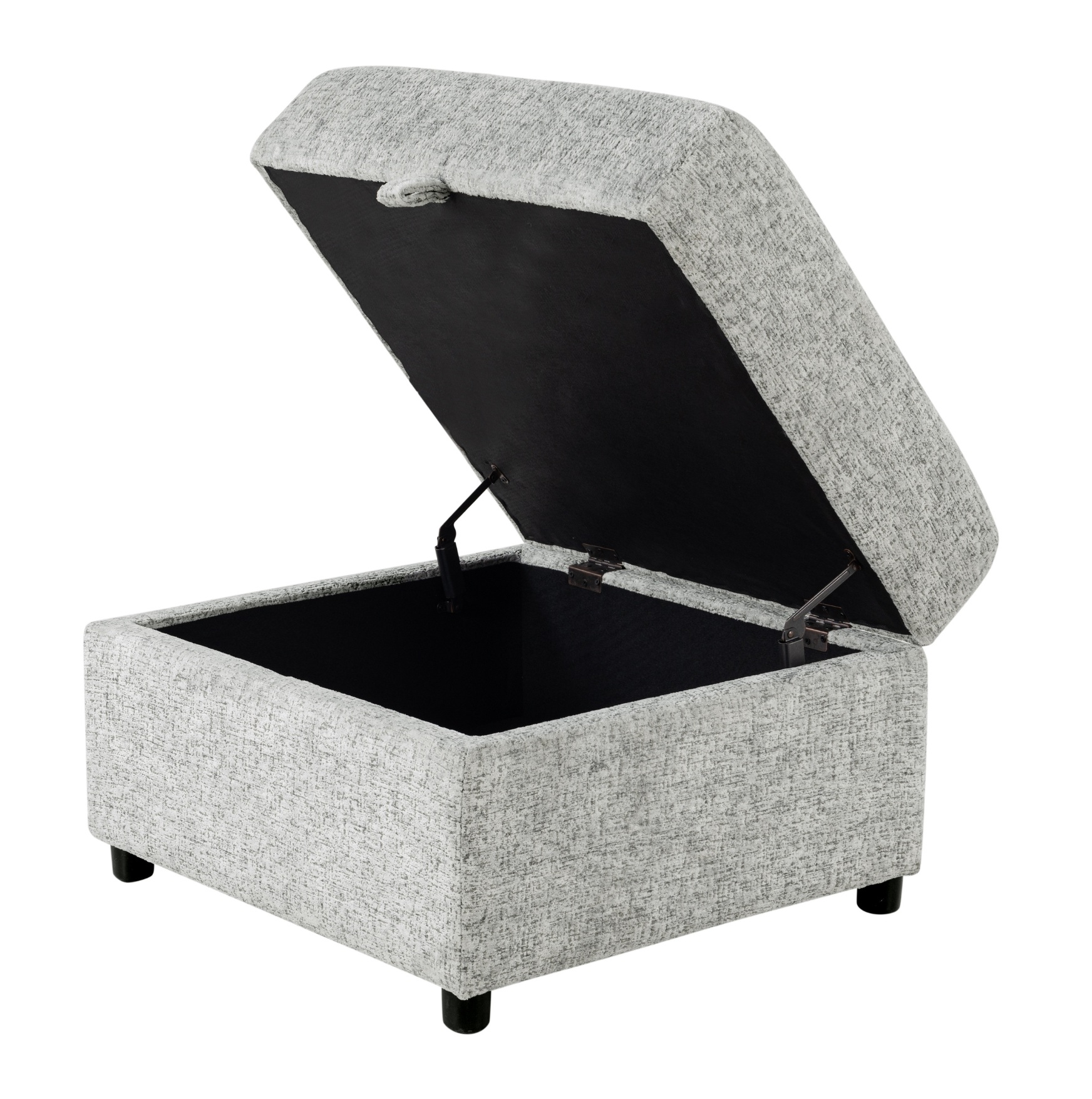 U9401 Fabric L-Shaped Sectional Sofa with Ottoman