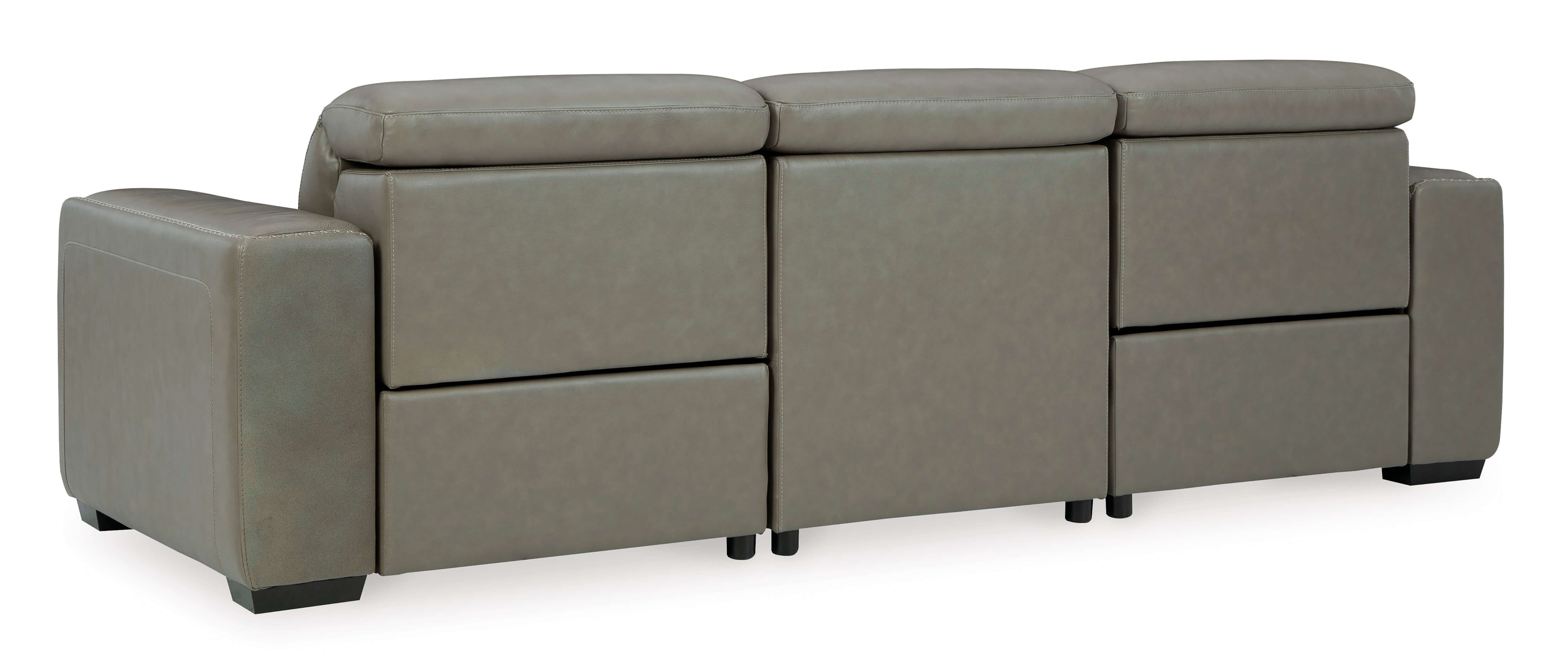 Ashley Correze 3-Piece Leather Sofa Back