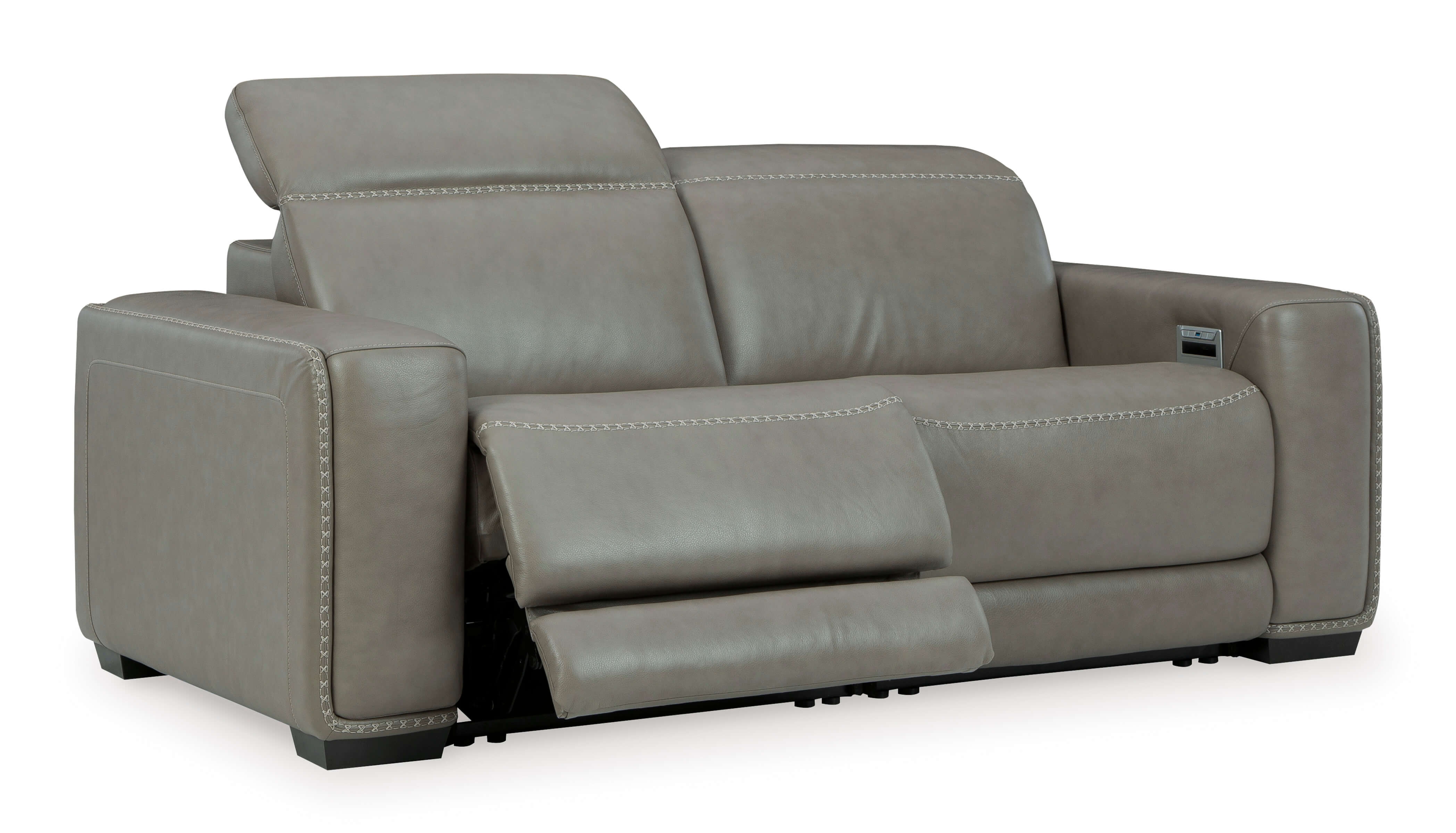Correze 2-Piece Leather Power Reclining Sectional Sofa