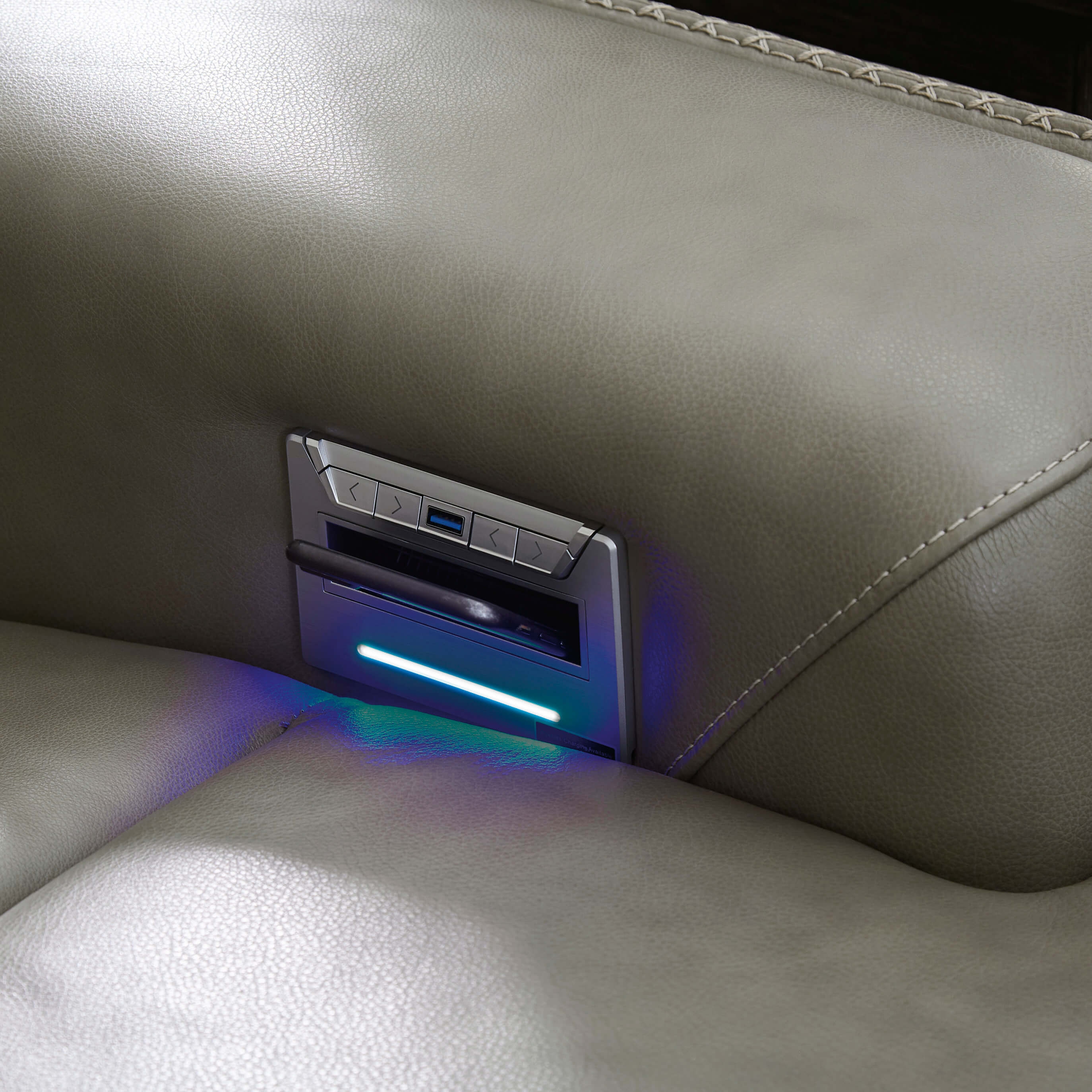 Ashley Correze 2-Piece Leather Sofa Electronic