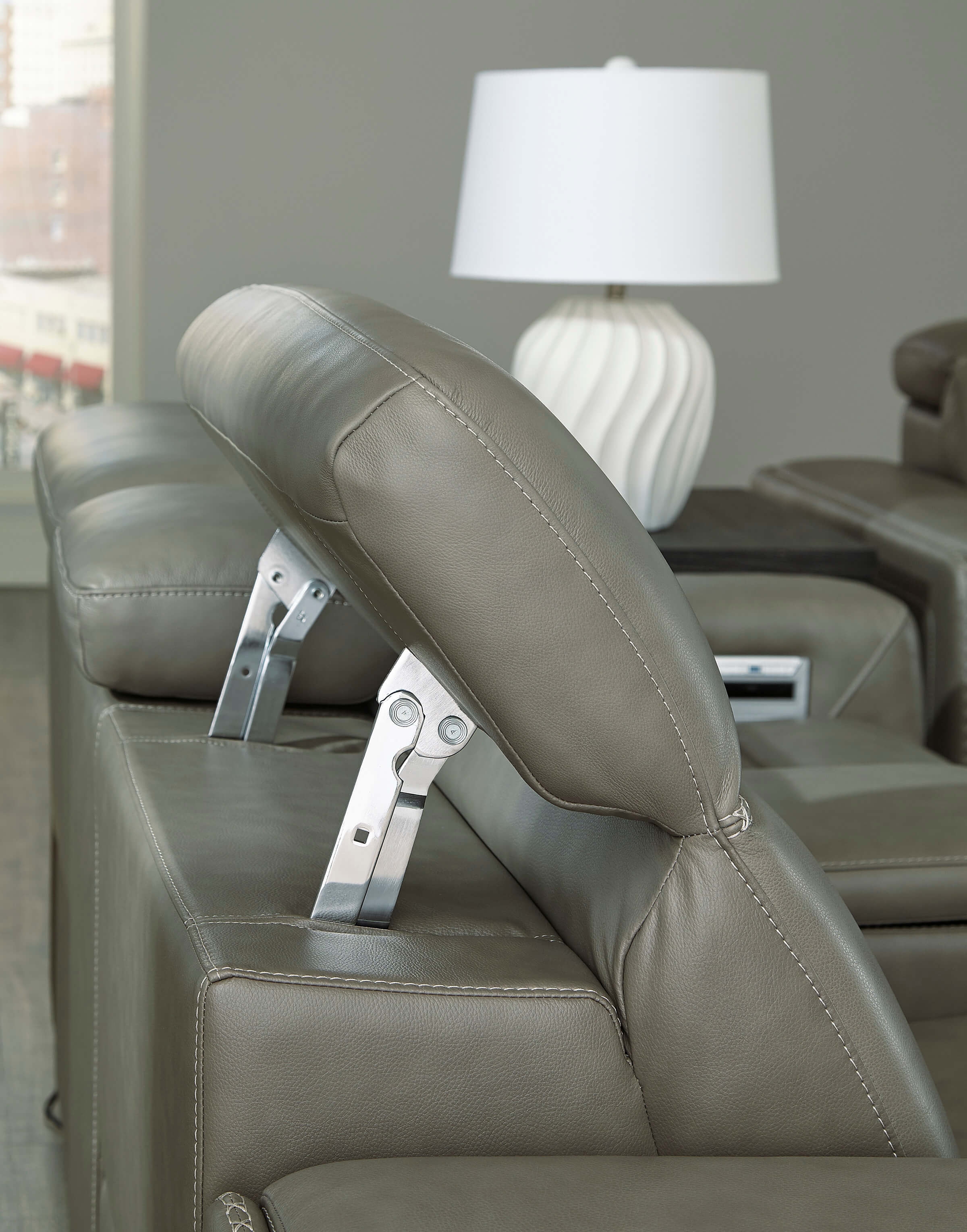 Ashley Correze Leather Sofa Recilining Modular