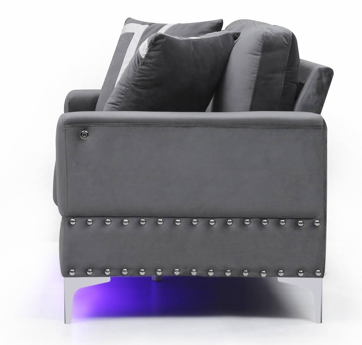 U98 Velvet Living Room Set w/LED Lighting