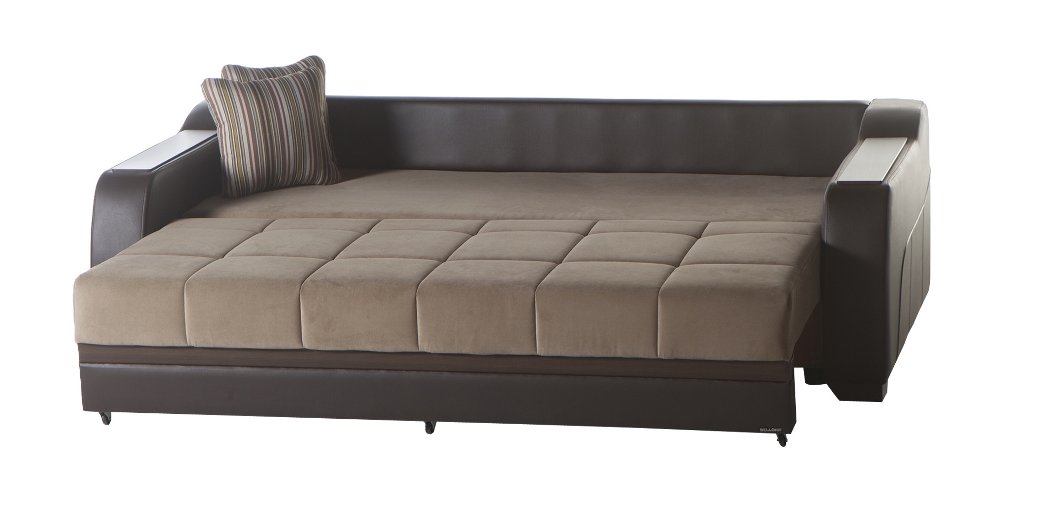 Ultra Fabric/PU Storage Sleeper Sofabed