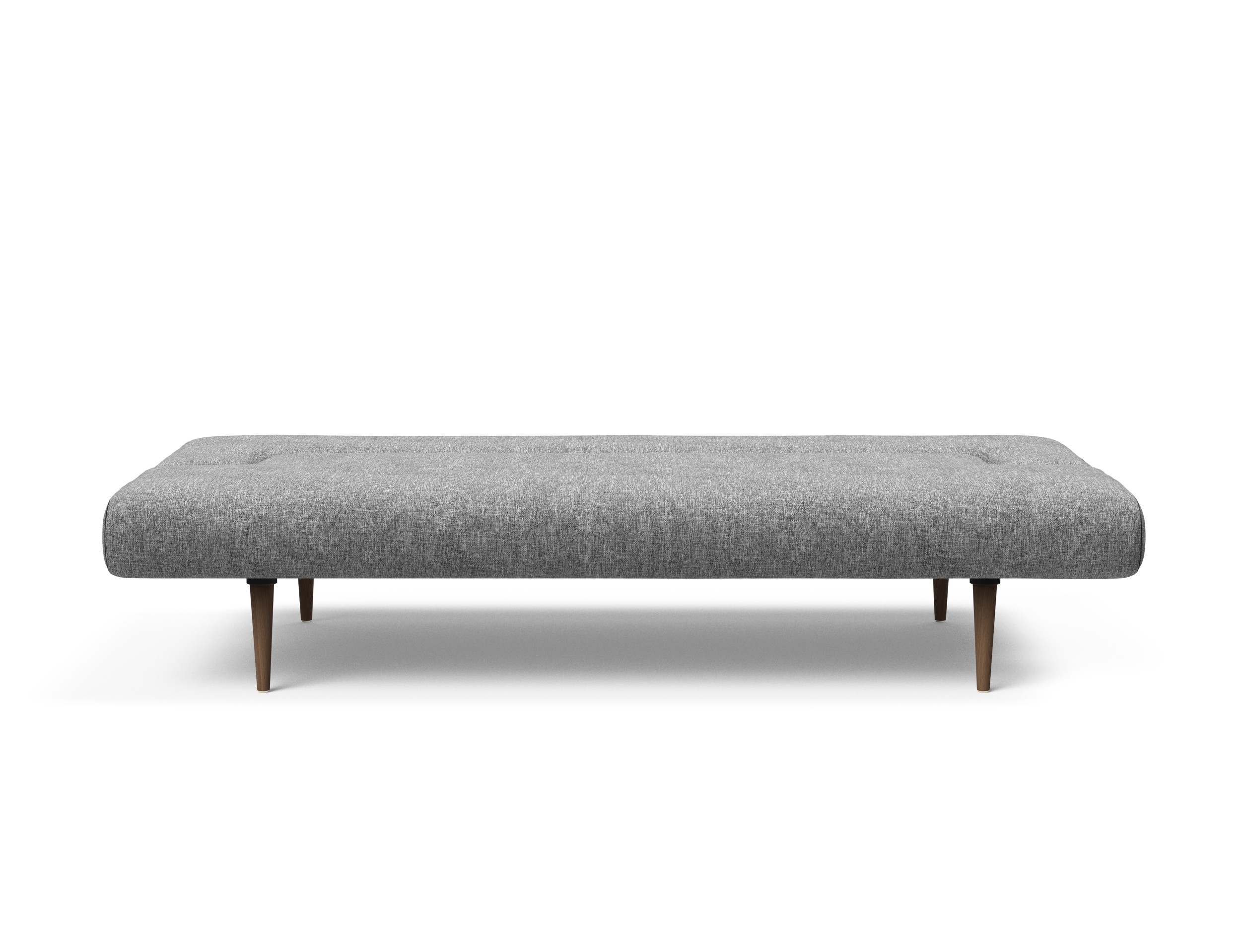 Unfurl Fabric Sofa Bed w/Dark Wood Legs