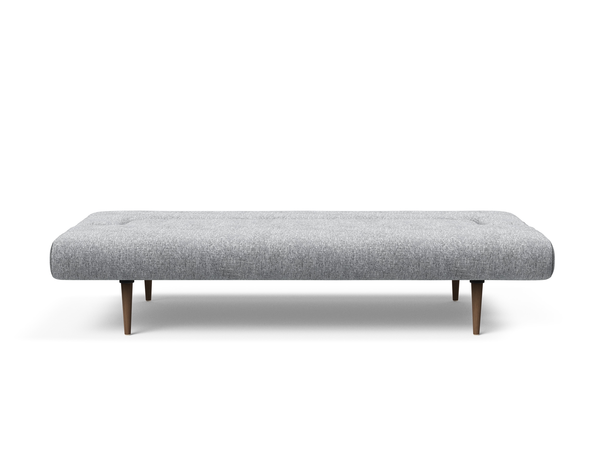 Unfurl Fabric Sofa Bed w/Dark Wood Legs