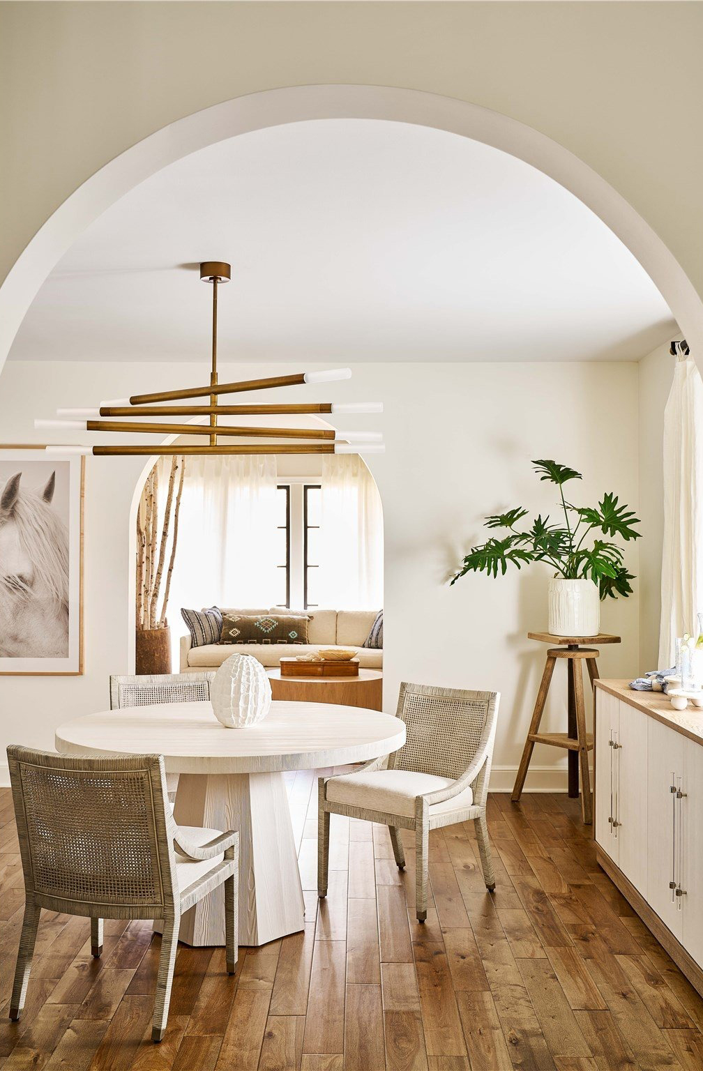 Mackinaw Wood Round Dining Table