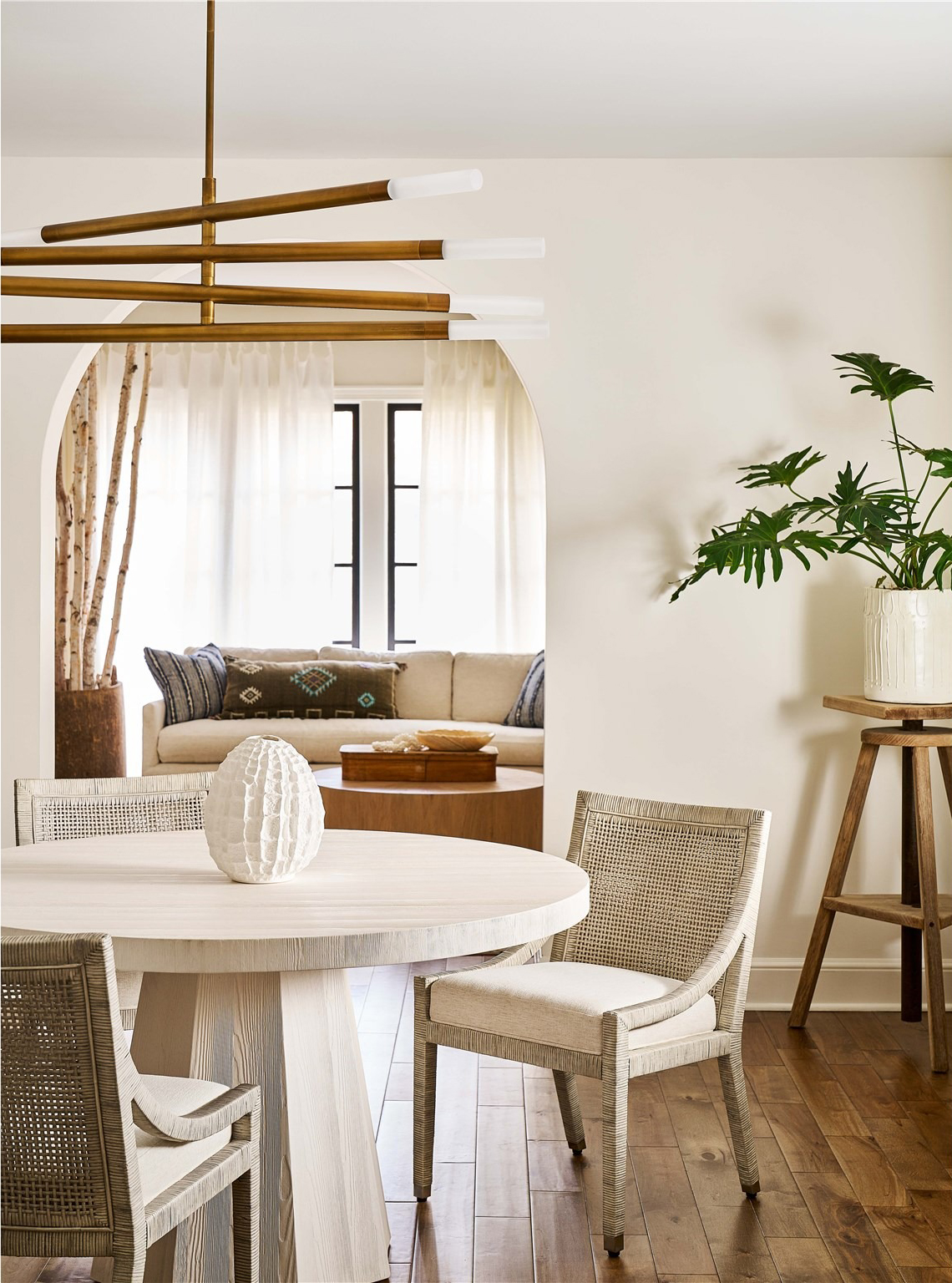 Longboat Fabric/Wood Dining Chair
