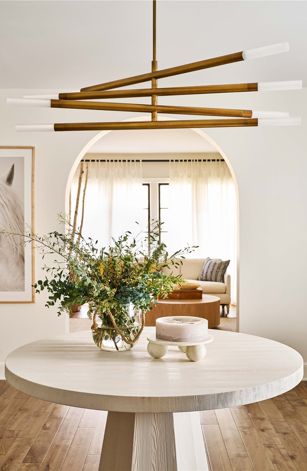 Mackinaw Wood Round Dining Table