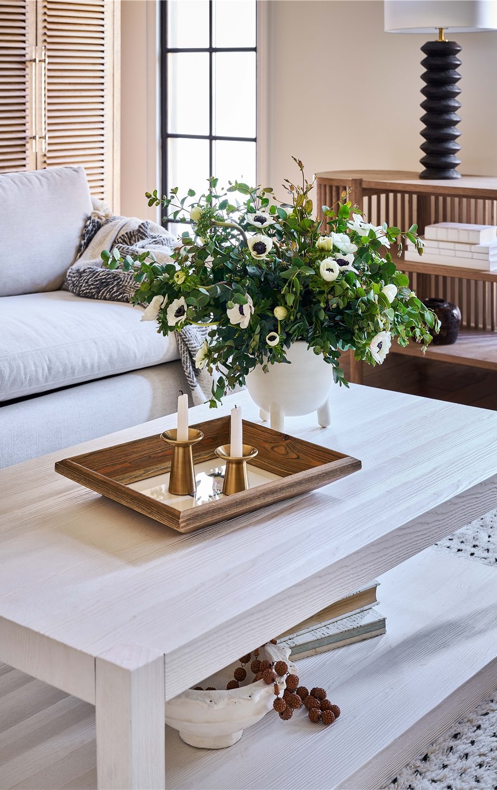 Hermosa Wood Rectangular Coffee Table
