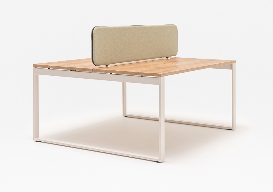 Ogi Q Office Straight 2-Desk Bench