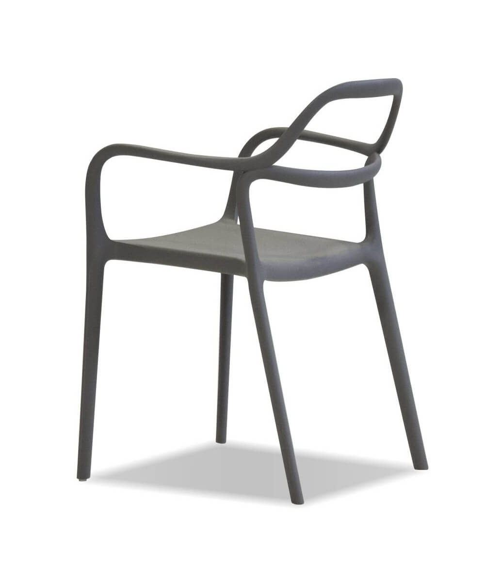 Chewie Polypropylene Stackable Outdoor Dining Chair