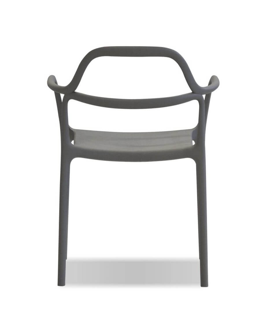 Chewie Polypropylene Stackable Outdoor Dining Chair
